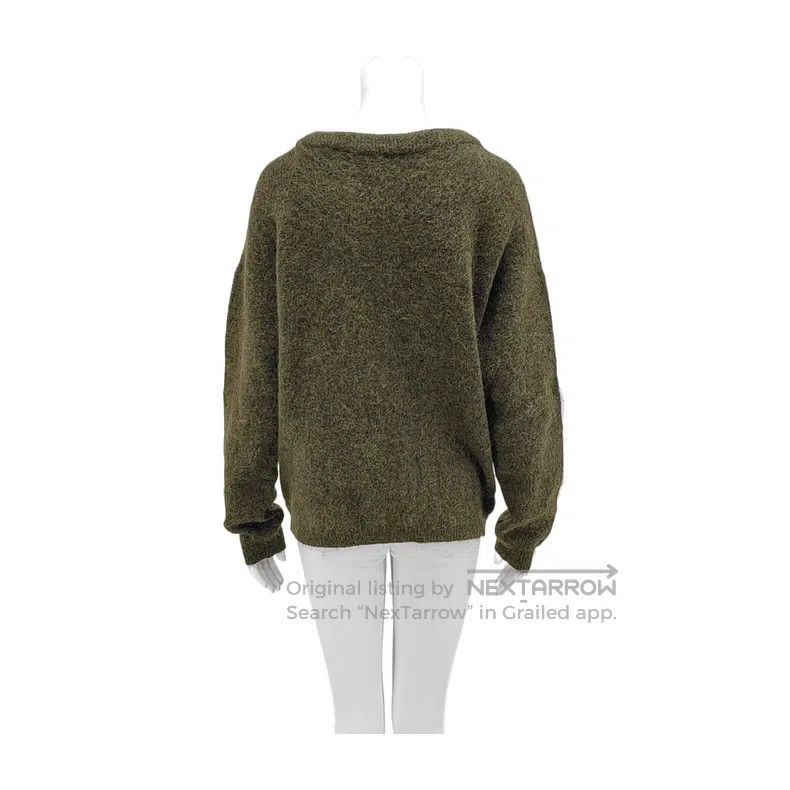 Acne Studios Acne Studios Women's Green Loose Knit Sweater Size XS / US 0-2 / IT 36-38 - 2 Thumbnail