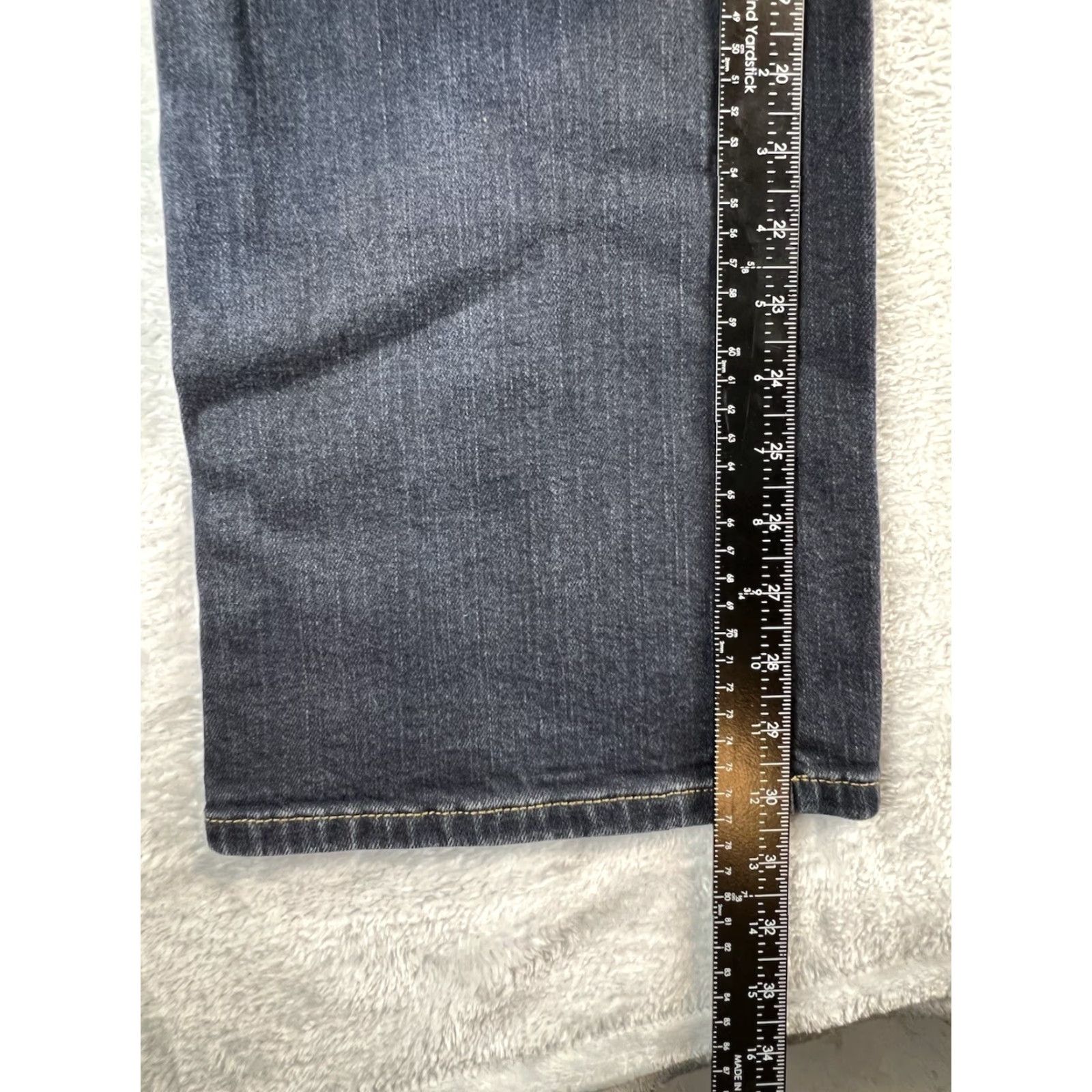Ralph Lauren VINTAGE Lauren Ralph Lauren Jeans Co. Flare Jeans Women's 14W 36x30.25 Blue Denim Logo 90s City Womens Jeans Size 36" / US 14 / IT 50 - 7 Thumbnail