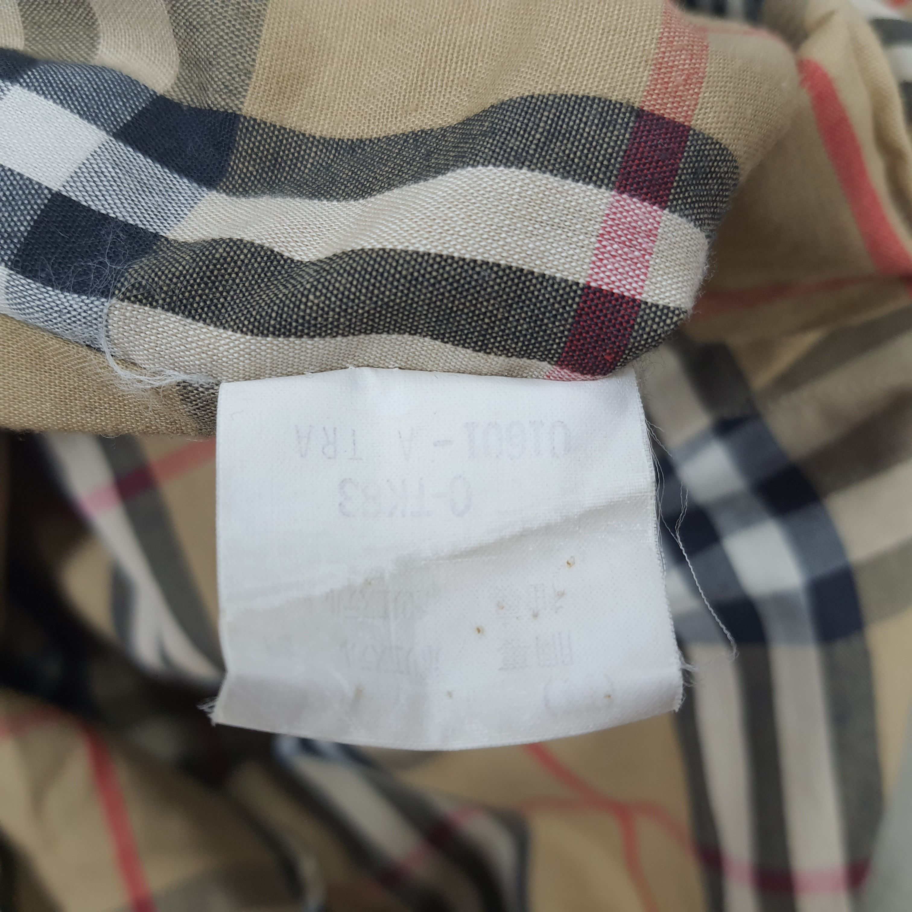 Burberry × Vintage Vintage Burberrys Nova Check Preppy Trench Coat Jacket Size US XL / EU 56 / 4 - 7 Thumbnail