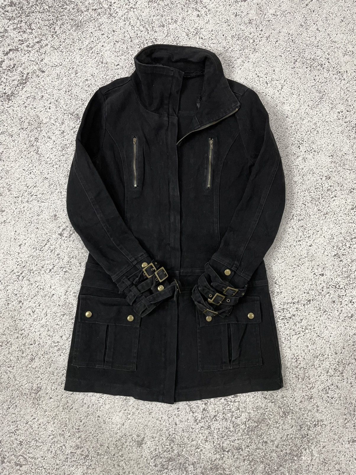 Japanese Brand 2000s Lots Of Love - Apocalypse Multi Pocket Bondage Jacket Size US S / EU 44-46 / 1 - 2 Thumbnail