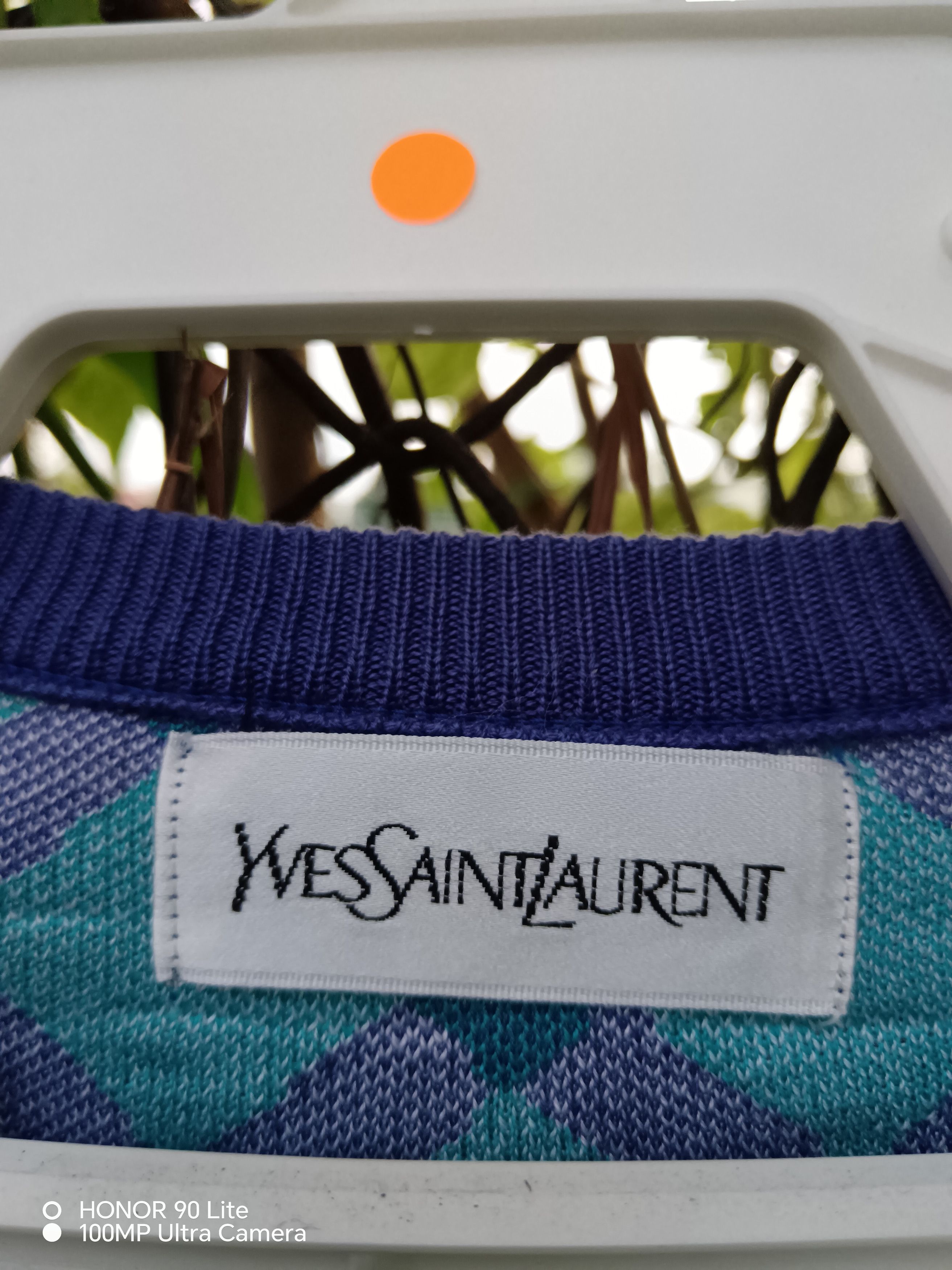 Vintage × Yves Saint Laurent Vintage yvessaintlaurent Luxury Formal Round Neck Midi Dress Size M / US 6-8 / IT 42-44 - 4 Thumbnail