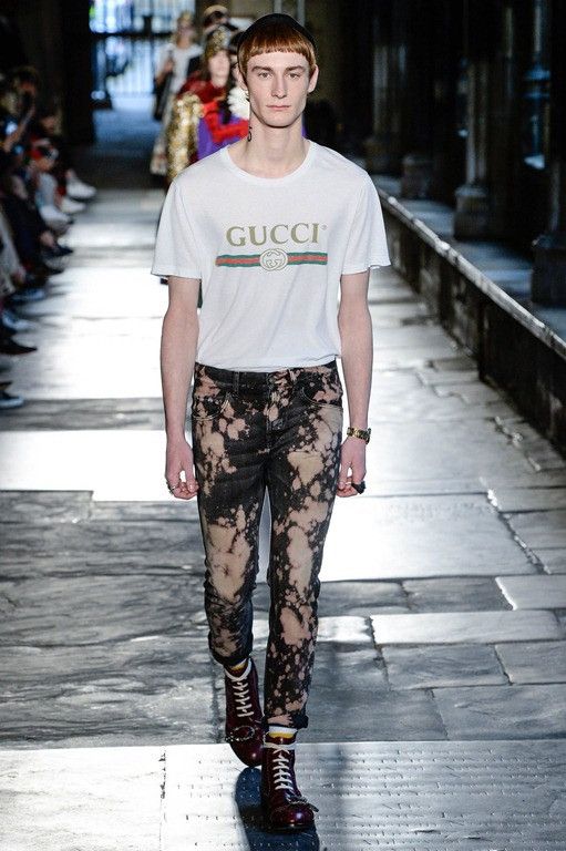 Gucci Gucci Bleached Stain Denim 2017 Size US 30 / EU 46 - 2 Thumbnail