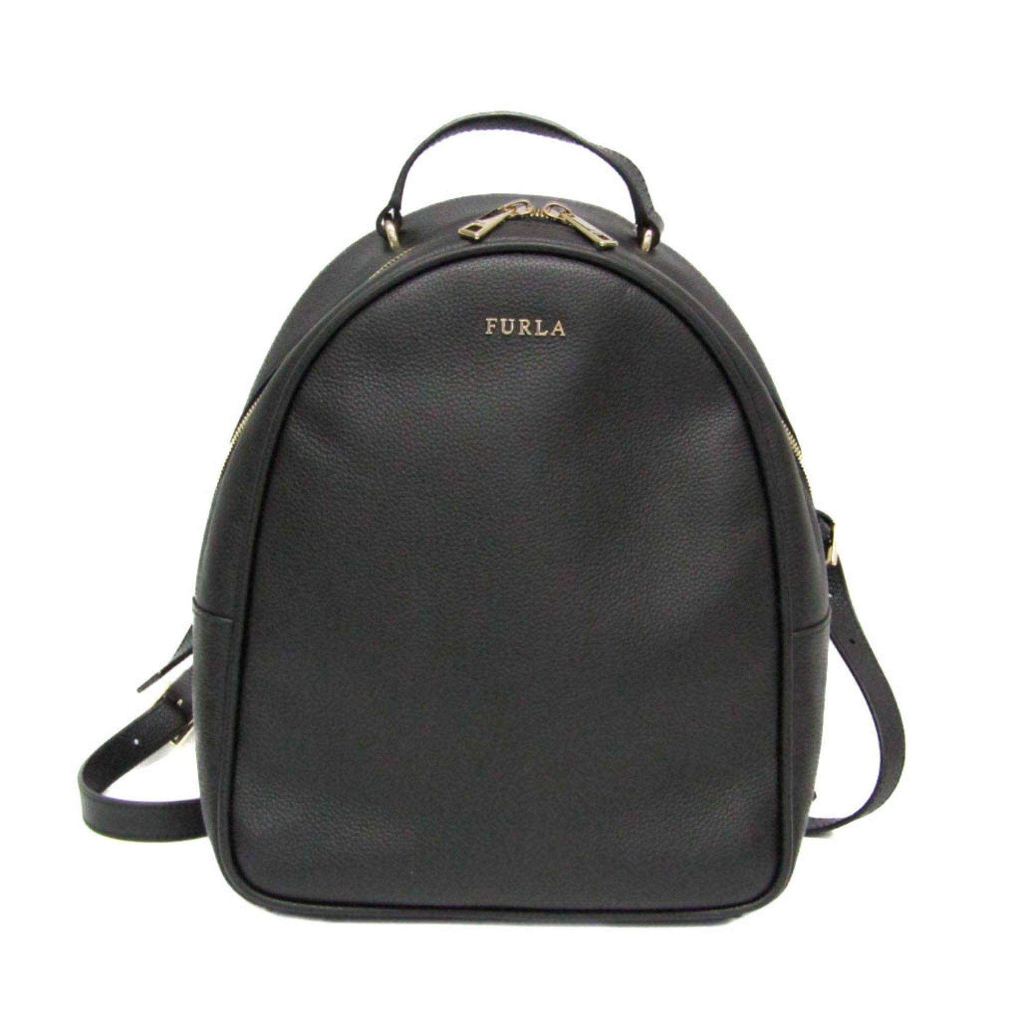 Furla 8050560608057 Women's Leather Backpack Black