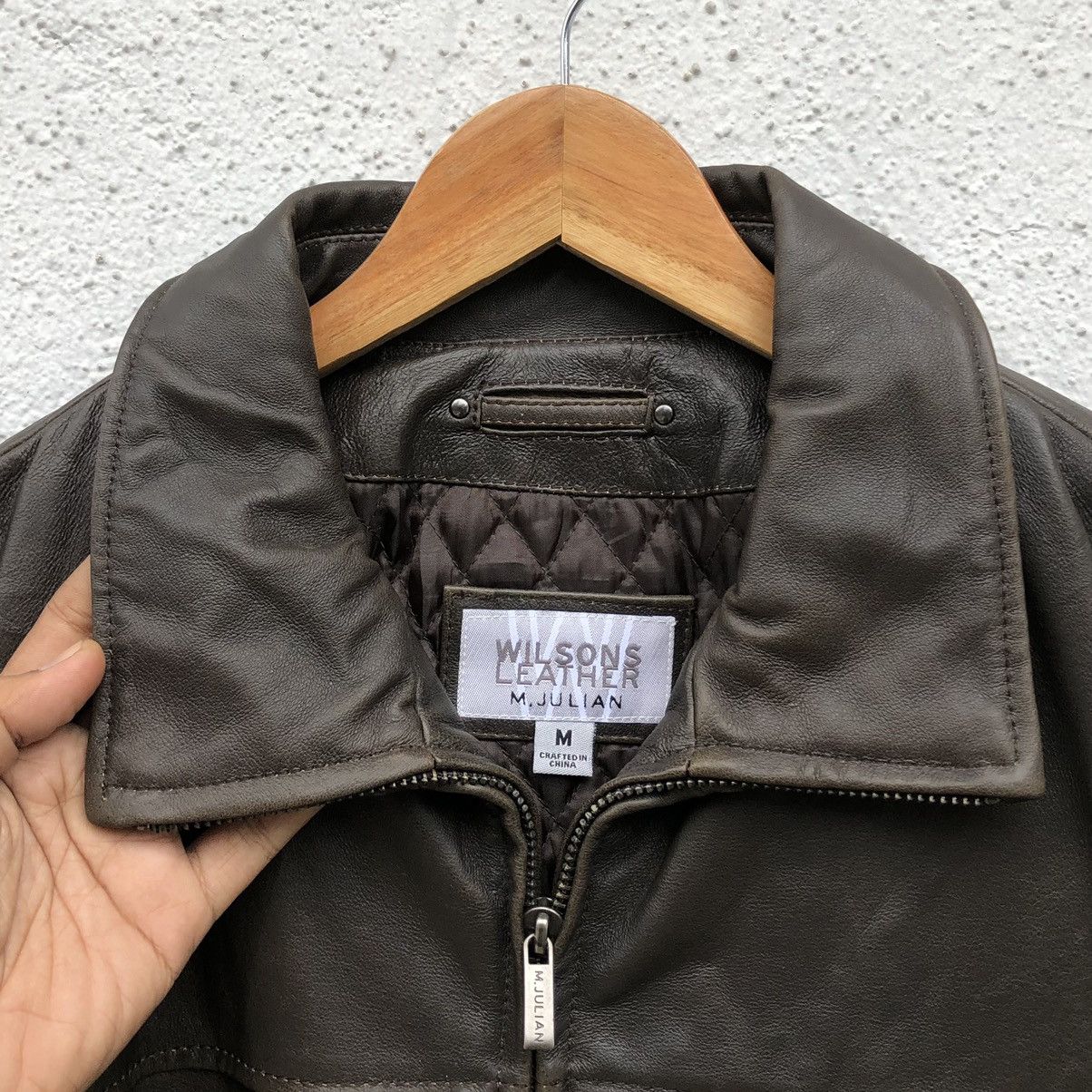 Wilsons Leather Vintage Wilsons Leather M.Julian Leather Zipper Jacket Size US M / EU 48-50 / 2 - 16 Thumbnail