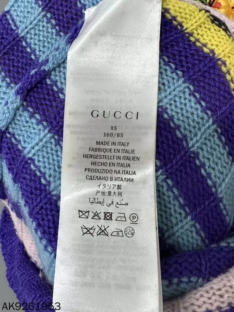 Gucci Gucci Rainbow embroidered sweater 2501-Nextarrow Size US XS / EU 42 / 0 - 4 Thumbnail