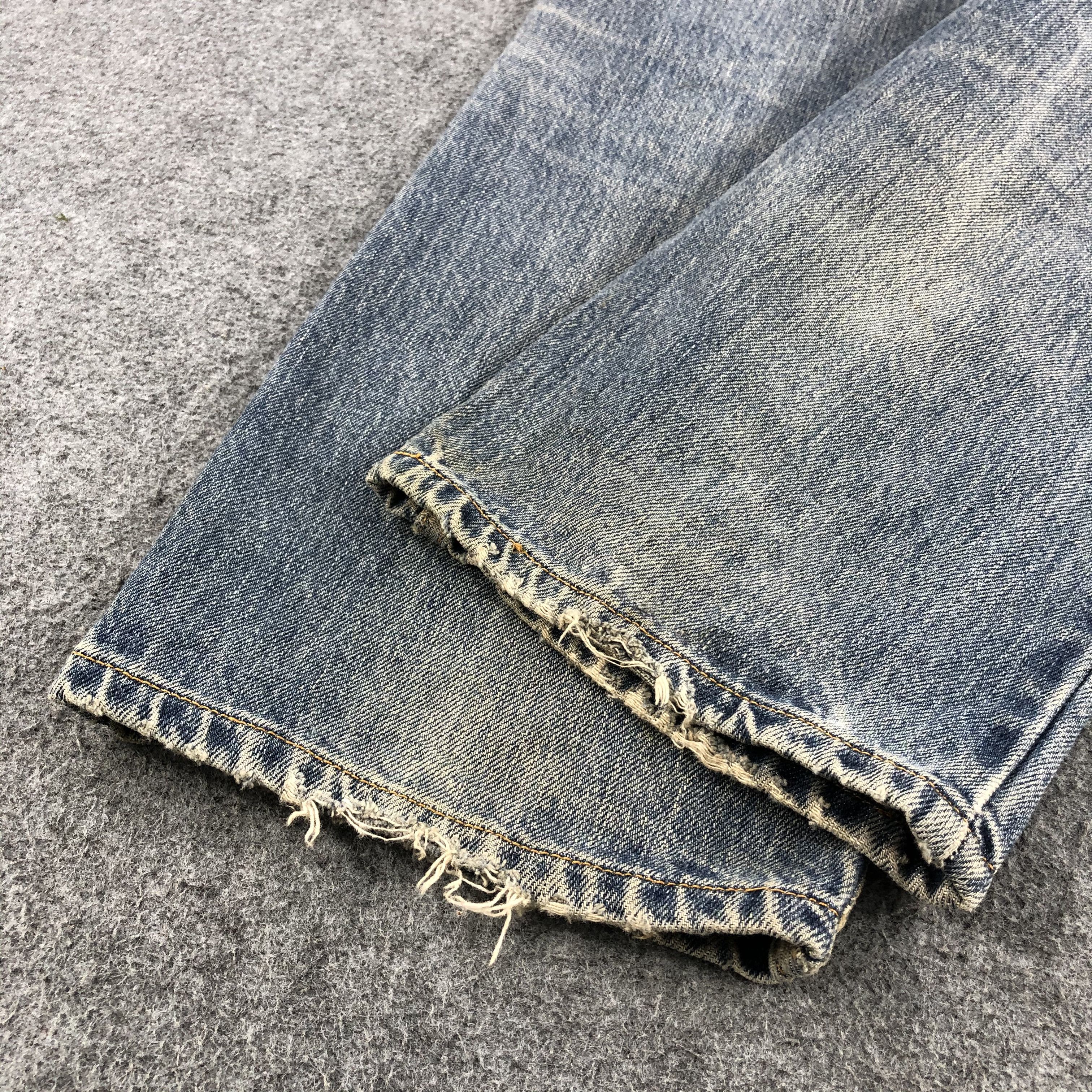 Levi's Vintage Distress Levis 505 Jeans-JM1194 Size US 34 / EU 50 - 5 Thumbnail