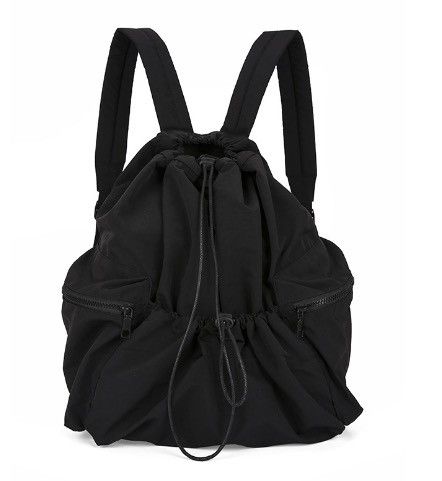 Japanese Brand Huskycat Korean drawstring harajuku backpack Size ONE SIZE - 4 Thumbnail
