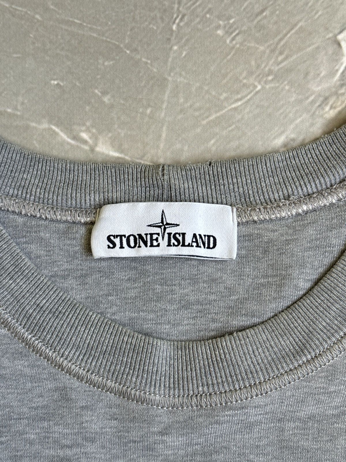 Stone Island Stone Island Grey Sweatshirt Crewneck Distressed Size US M / EU 48-50 / 2 - 12 Thumbnail