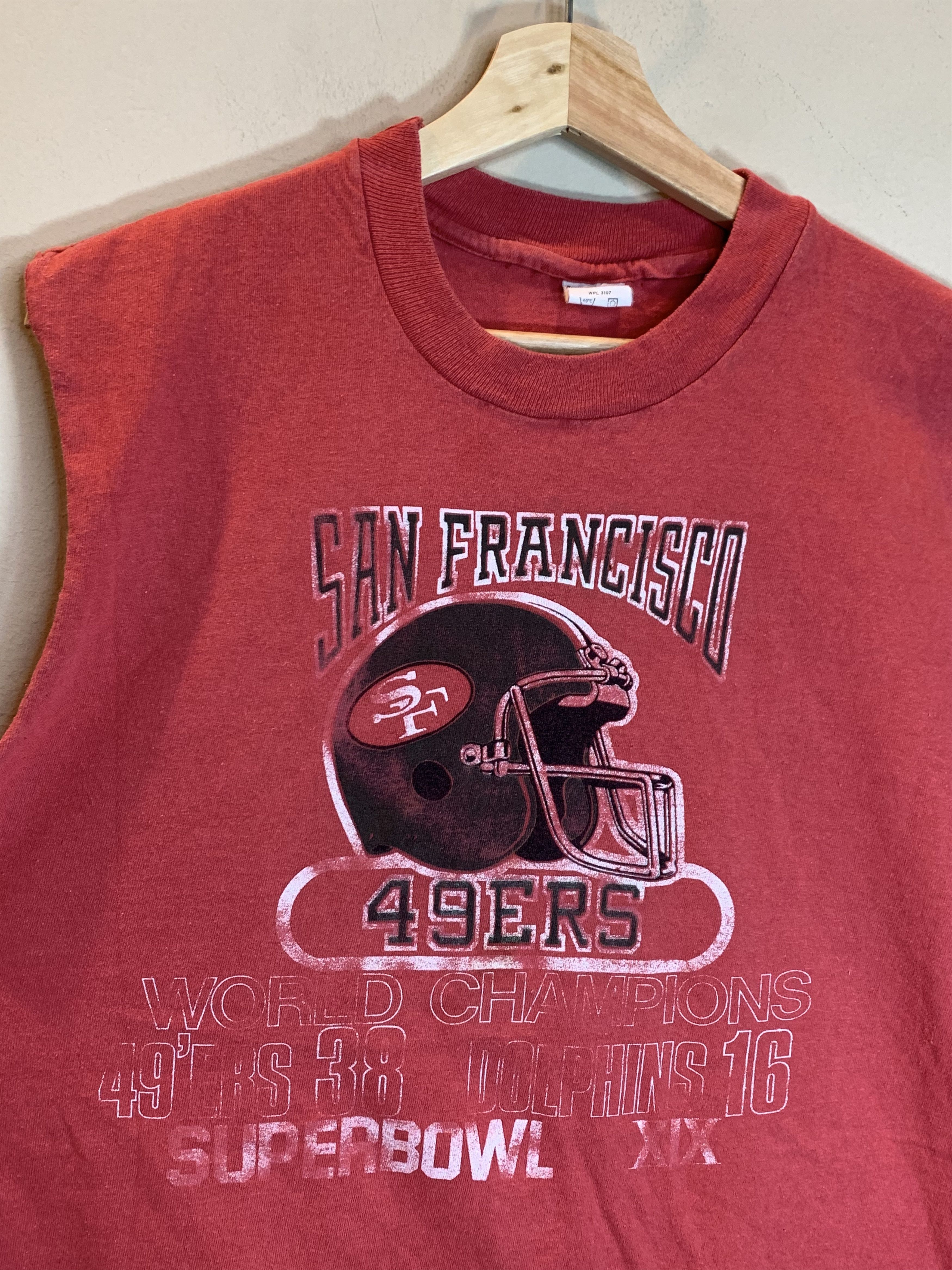 Vintage RARE* Vintage 80s San Francisco 49ers Single Stitch Tank Top Size US L / EU 52-54 / 3 - 2 Thumbnail