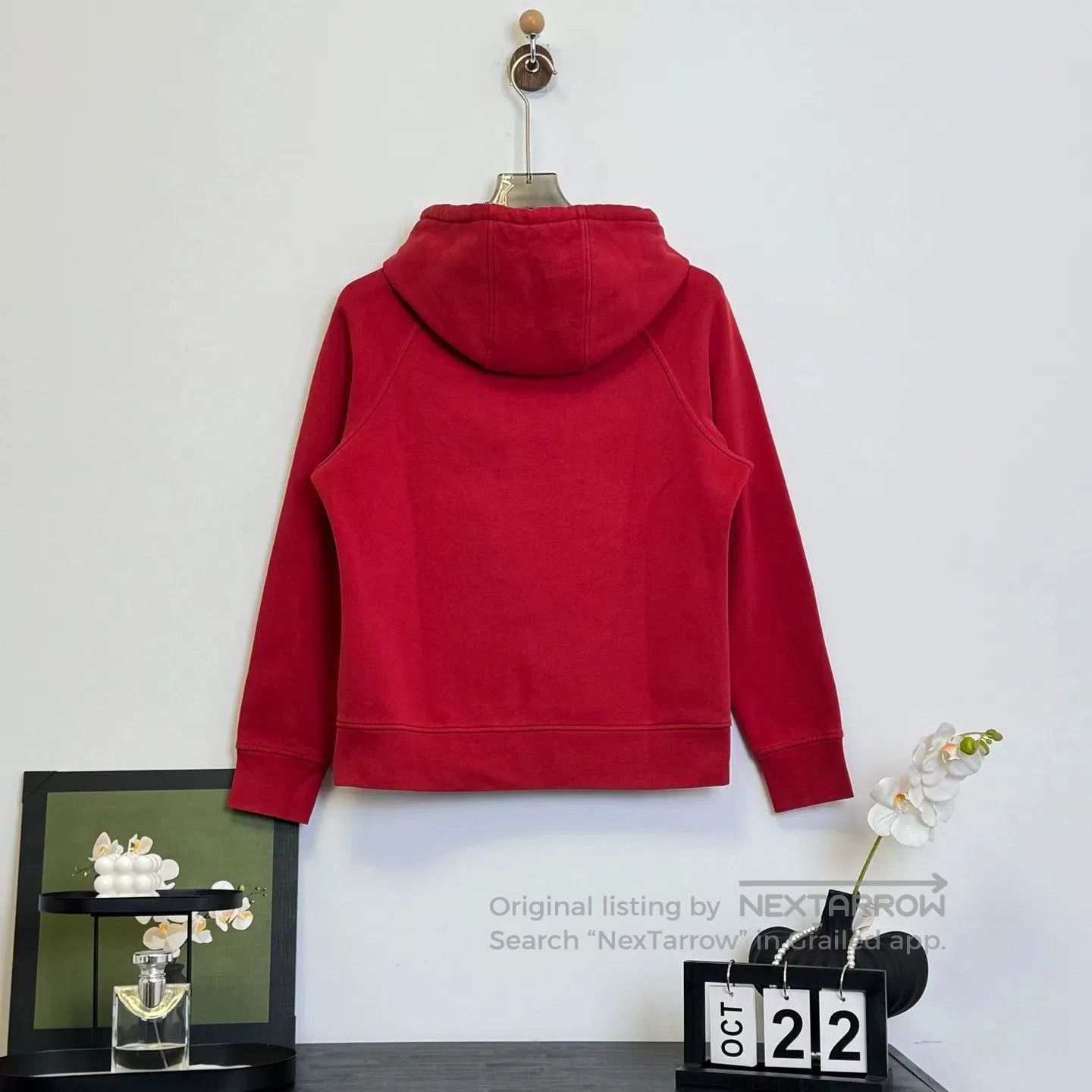 Burberry Burberry Red Zip Hoodie with Logo. Size US S / EU 44-46 / 1 - 2 Thumbnail