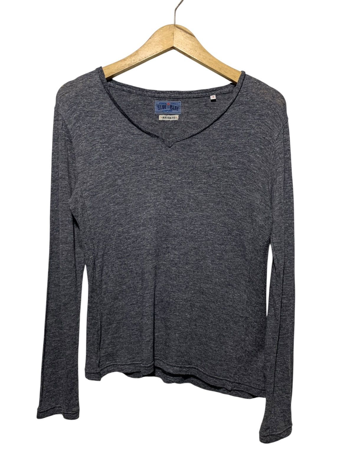 Blue Blue Japan Vintage Blue Blue Japan pure Indigo longsleeve arigato Size US S / EU 44-46 / 1 - 3 Thumbnail