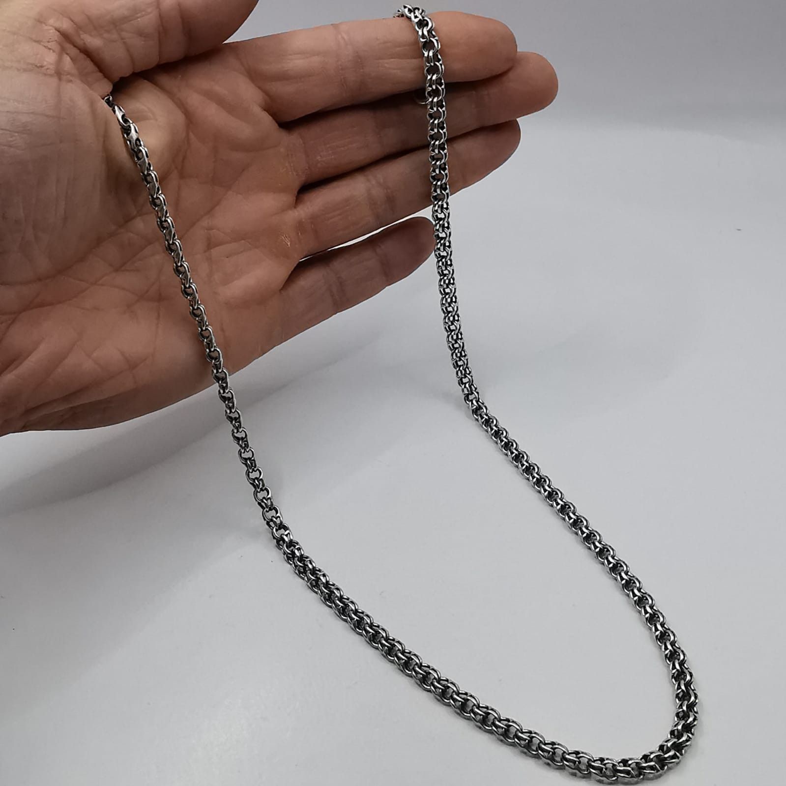 Vintage Vintage Jewelry Chain, 925 Sterling Silver, Signed 32,04g Size ONE SIZE - 5 Thumbnail