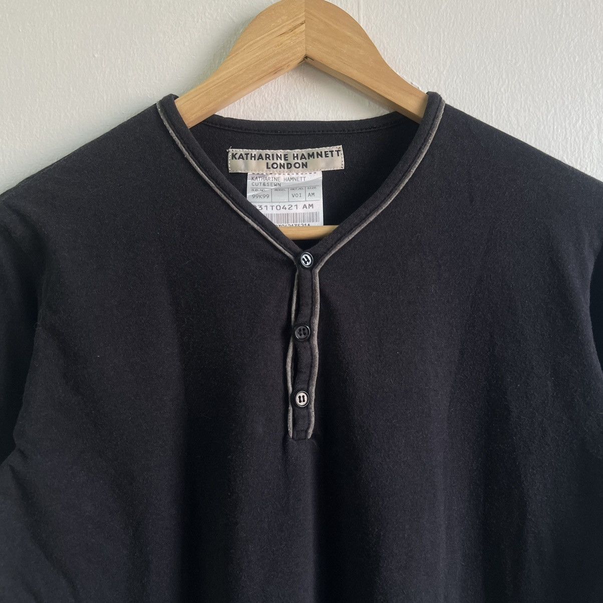 Designer × Katharine Hamnett London KATHARINE HAMNETT LONDON LONGSLEEVE TEE Size US S / EU 44-46 / 1 - 2 Thumbnail