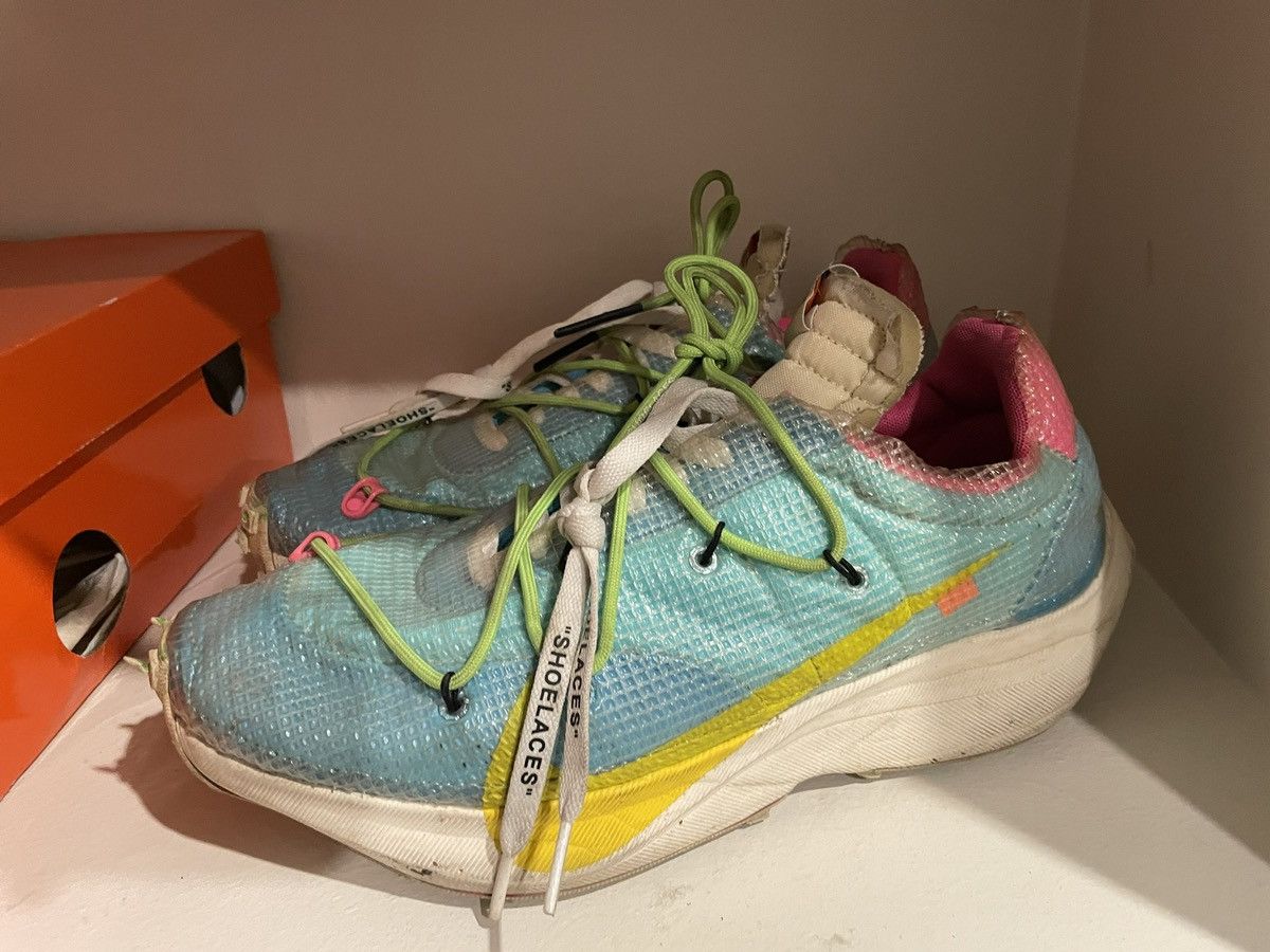 Nike × Off-White NIKE VAPOR STREET OFF-WHITE Polarized Blue Size US 11 / EU 44 - 5 Thumbnail
