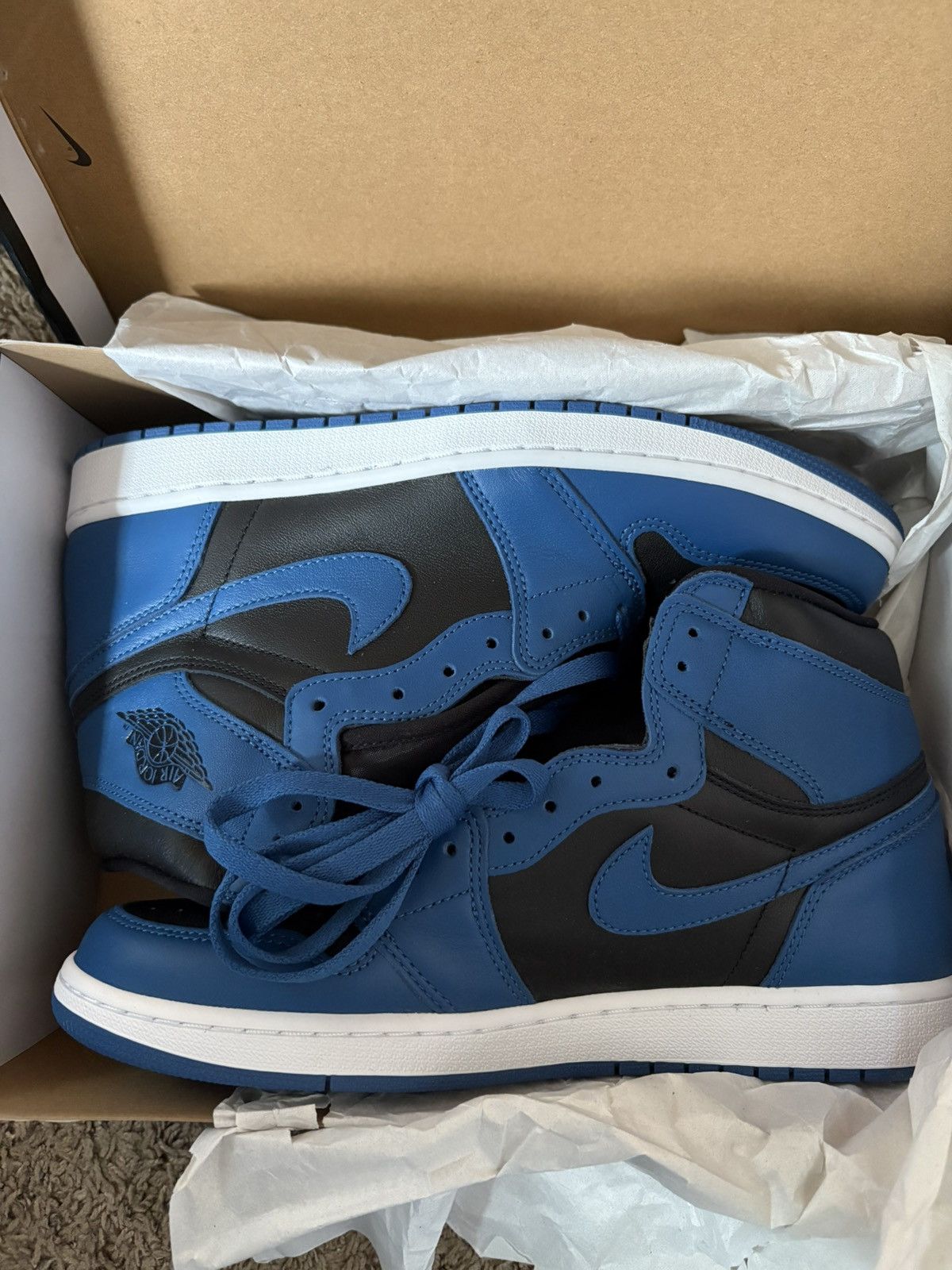 Jordan Brand Air Jordan 1 blue marina size 12 OG ALL Size US 12 / EU 45 - 7 Thumbnail