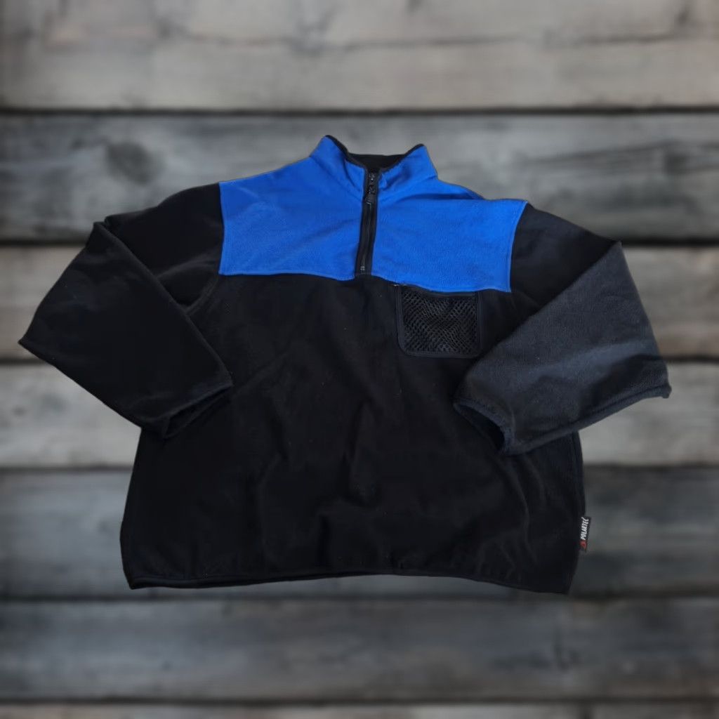 Eddie Bauer Vintage Eddie Bauer EBTEK Mens Fleece Pullover Jacket Large Blue Black Polartec Size US L / EU 52-54 / 3 - 1 Thumbnail