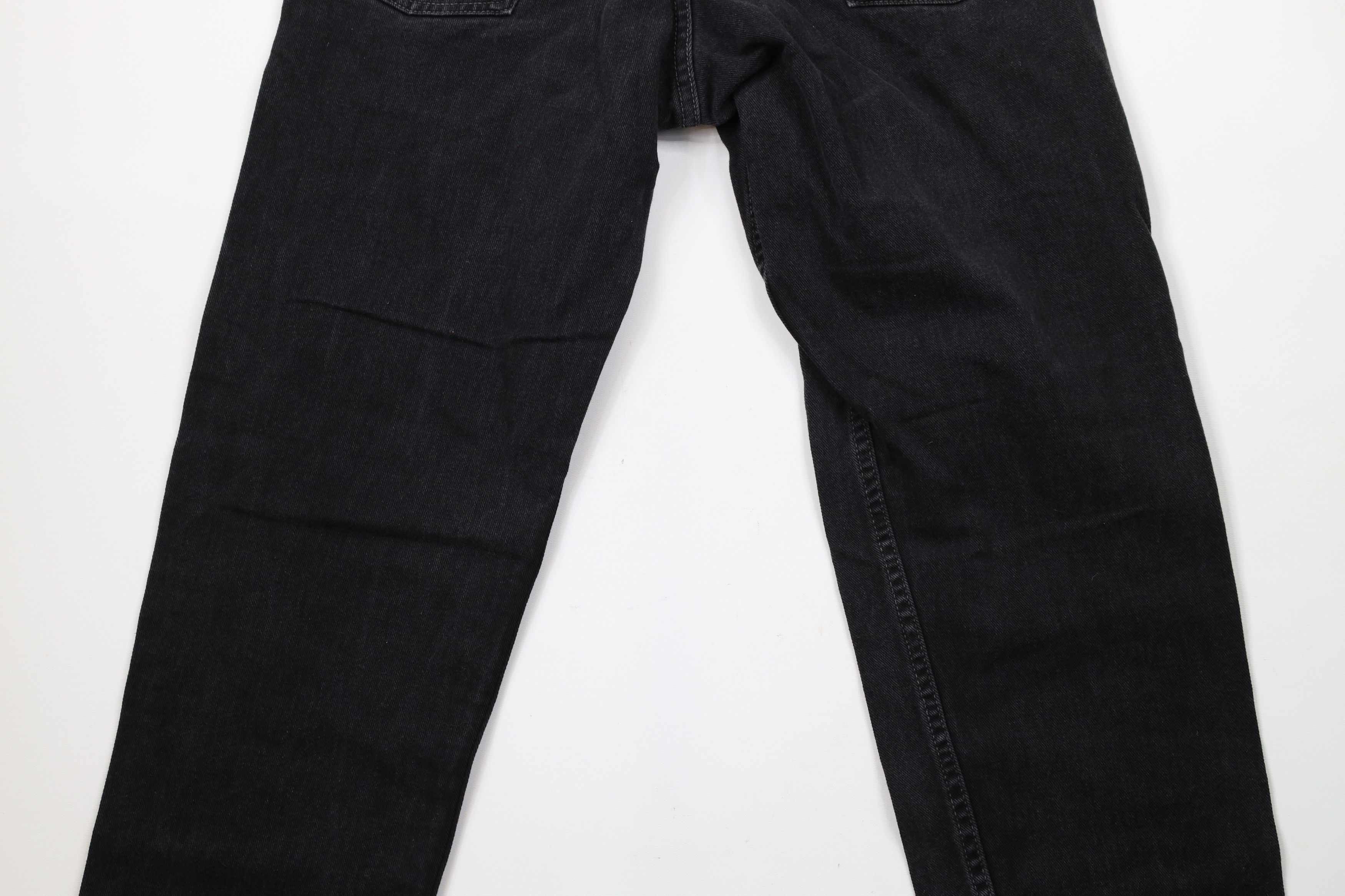 Levi's × Vintage Vintage Y2K 2000 Levis 550 Fit Denim Jeans Black Cotton Size US 29 - 12 Thumbnail