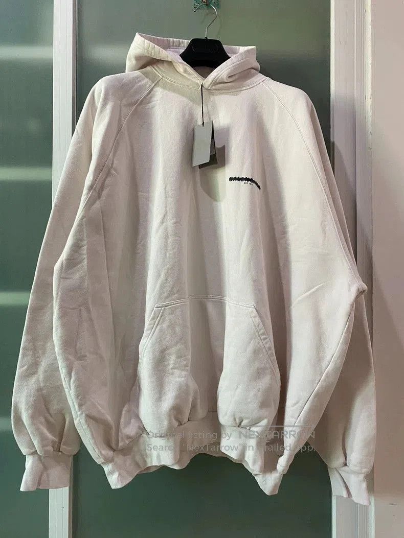 Balenciaga Balenciaga Deconstructed Logo Hoodie. Size US M / EU 48-50 / 2 - 1 Thumbnail