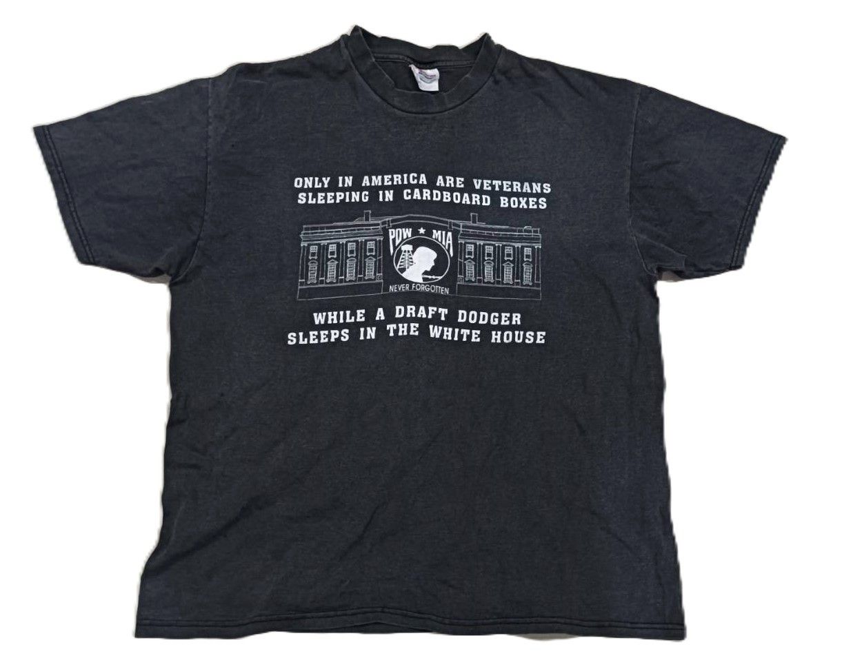 Hanes Vintage 80s POW MIA Vietnam Veterans Shirt Size US XL / EU 56 / 4 - 2 Thumbnail