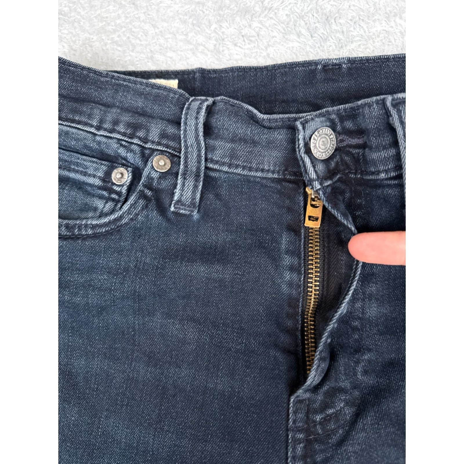 Levi's VINTAGE Levis Premium Jeans Men 30 Blue Denim Slim Taper 512 Cotton Big E Premium 29x28 Jeans Size US 30 / EU 46 - 5 Thumbnail