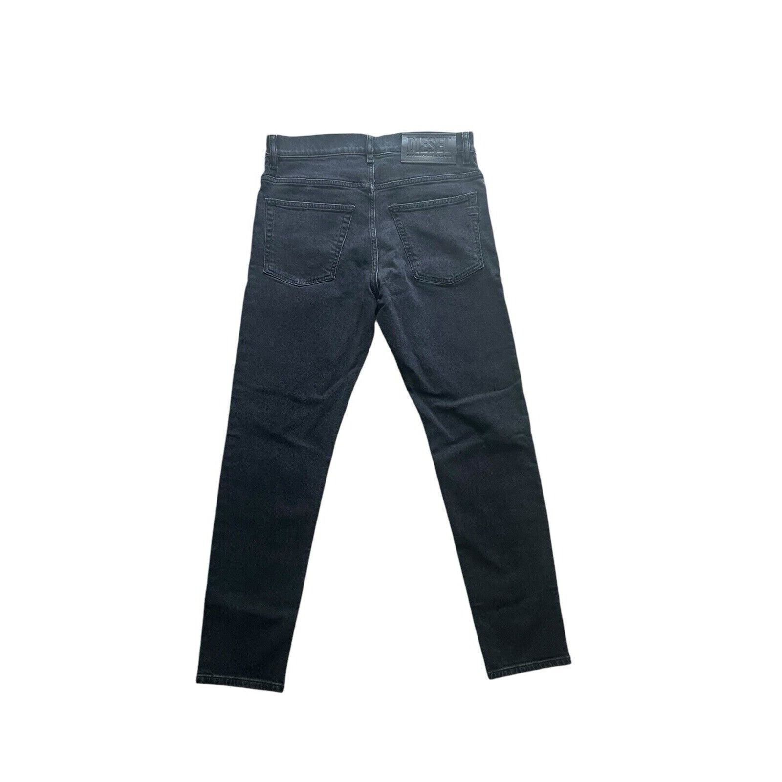 Diesel Diesel Mens D-Fining Tapered Jeans 09A14 Black Size 29/32 Size US 29 - 3 Thumbnail