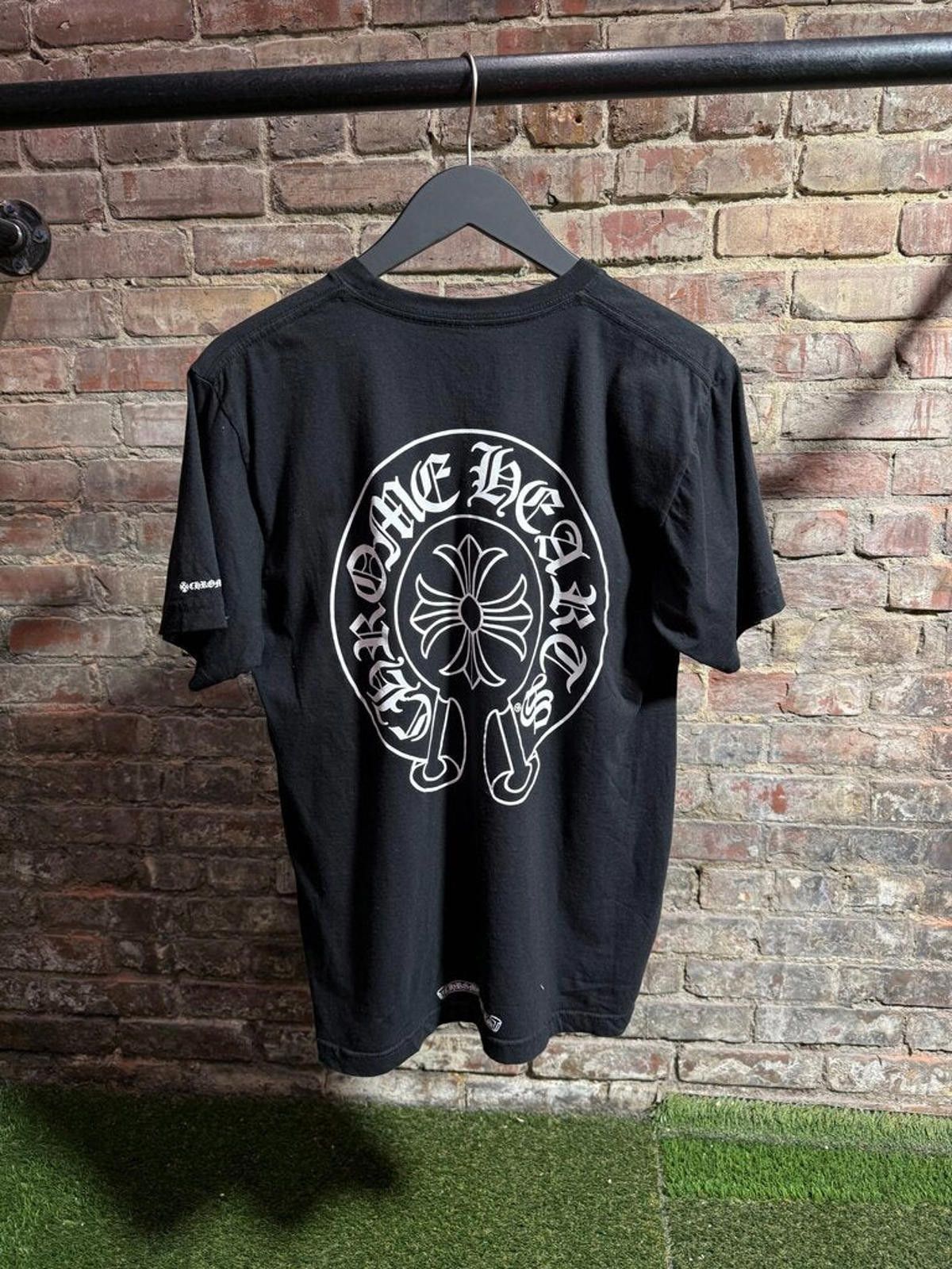 Chrome Hearts Chrome Hearts Horseshoe Black Tee Sz. M Size ONE SIZE - 2 Thumbnail