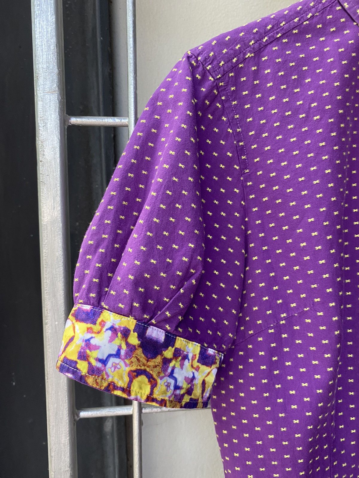 Paul Smith Paul Smith black label purple shirt Size S / US 4 / IT 40 - 13 Thumbnail
