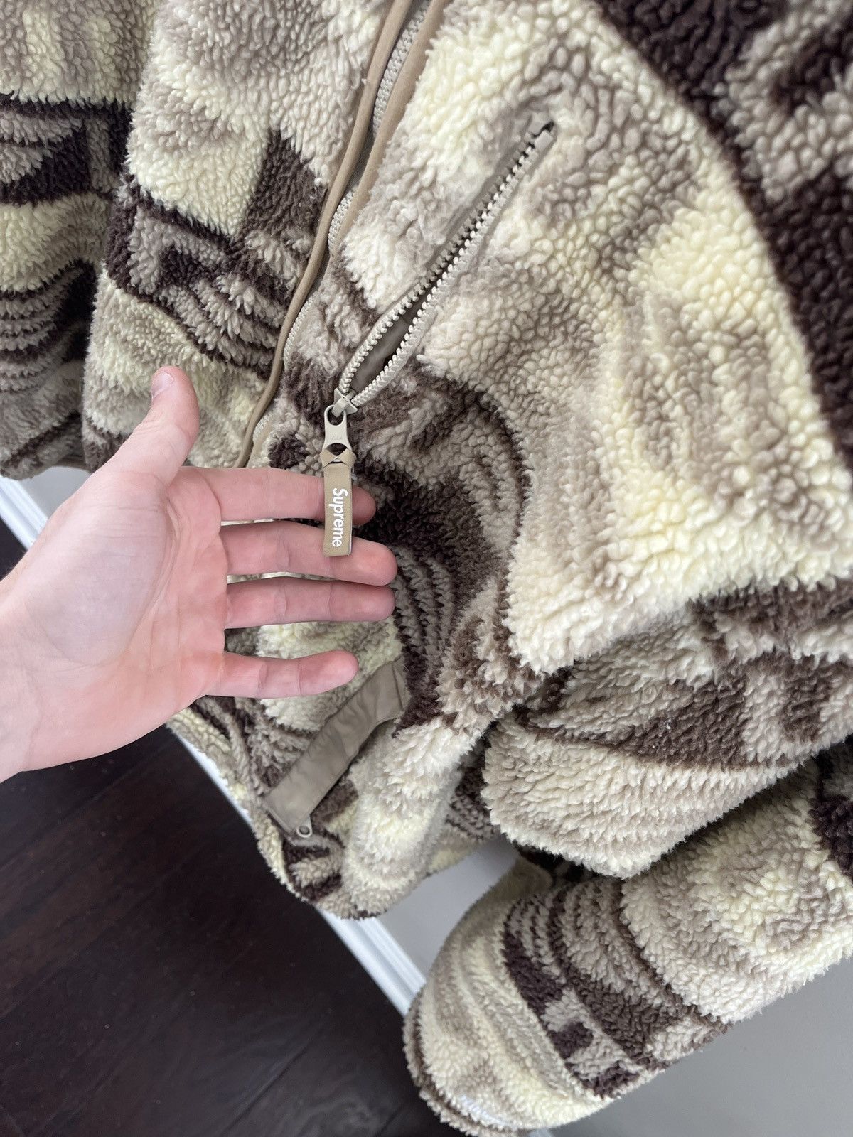 Supreme Supreme Geo Reversible WINDSTOPPER Fleece Jacket Size US L / EU 52-54 / 3 - 7 Thumbnail
