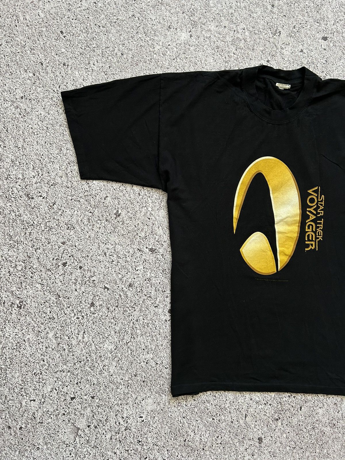 Star Wars × Vintage Vintage 1998 Star Trek Voyager Movie Retro T-Shirt Y2K Hype Size US XL / EU 56 / 4 - 3 Thumbnail