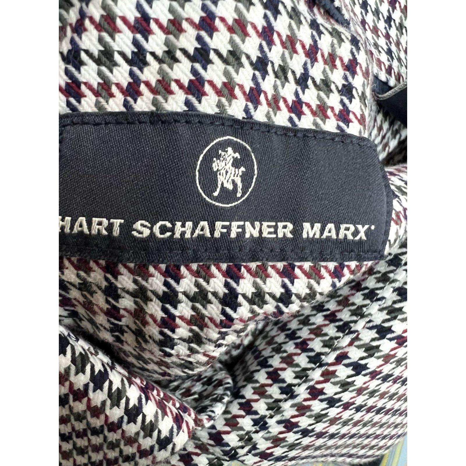 Hart Schaffner Marx Hart Shaffner Marx Button-Up Shirt Men XL Black Herringbone Long Sleeve, Classic, Designer, All Seasons Size US XL / EU 56 / 4 - 6 Thumbnail