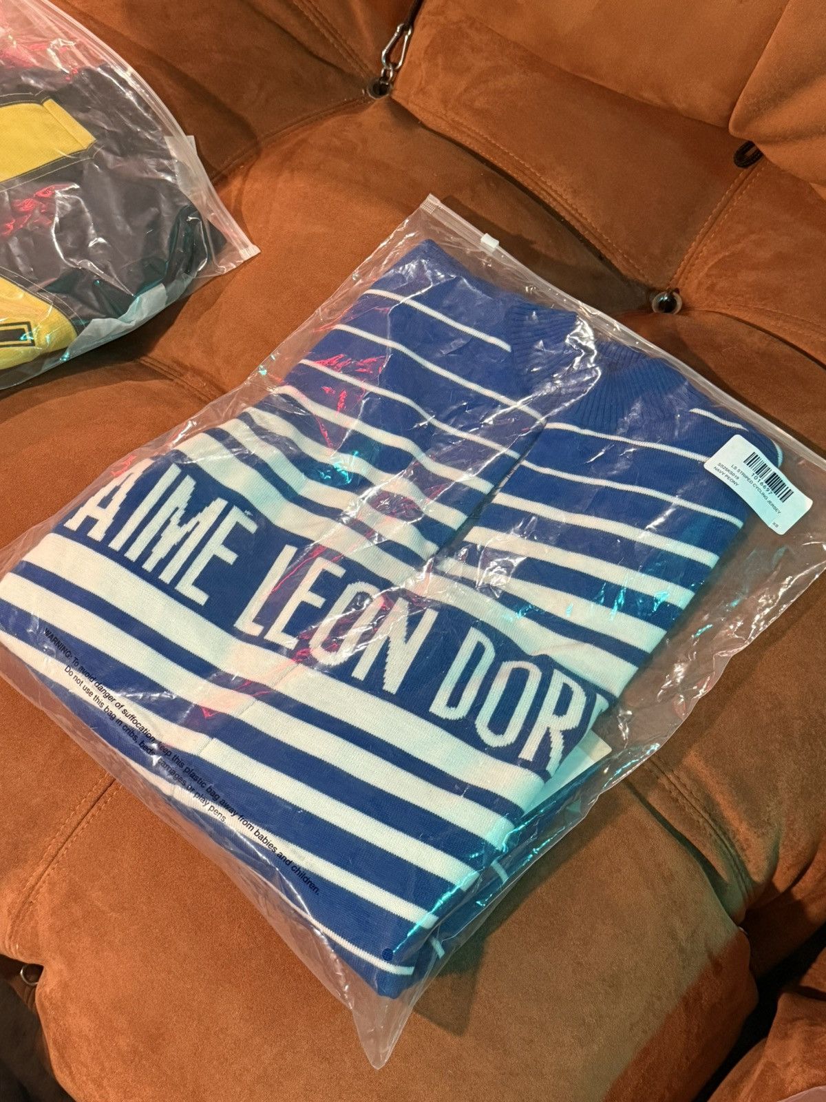 Aime Leon Dore Aimé Leon Dore Windstopper Striped Knit Cycling Jersey XS Size US XS / EU 42 / 0 - 9 Thumbnail