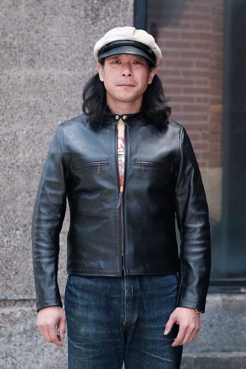 DOUBLE HELIX Double Helix Polish Leather Motorcycle Jacket Size US XS / EU 42 / 0 - 1 Thumbnail