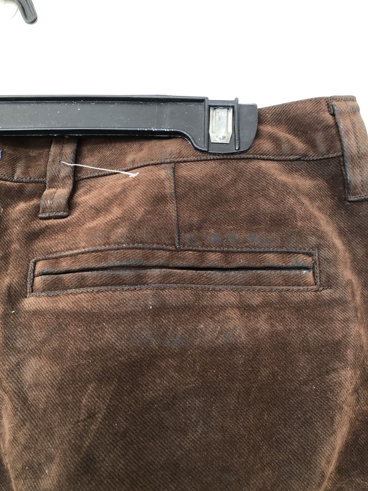 Japanese Brand Vintage COMME CA ISM Suede Cargo Pant Size US 32 / EU 48 - 6 Thumbnail