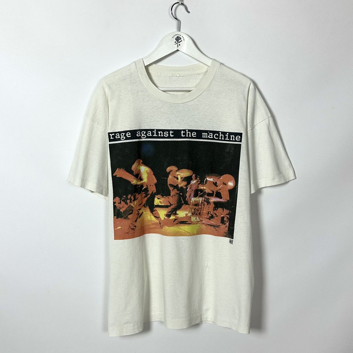 Vintage Vintage Rage Against The Machine Live Anger Giant tee 90s ...
