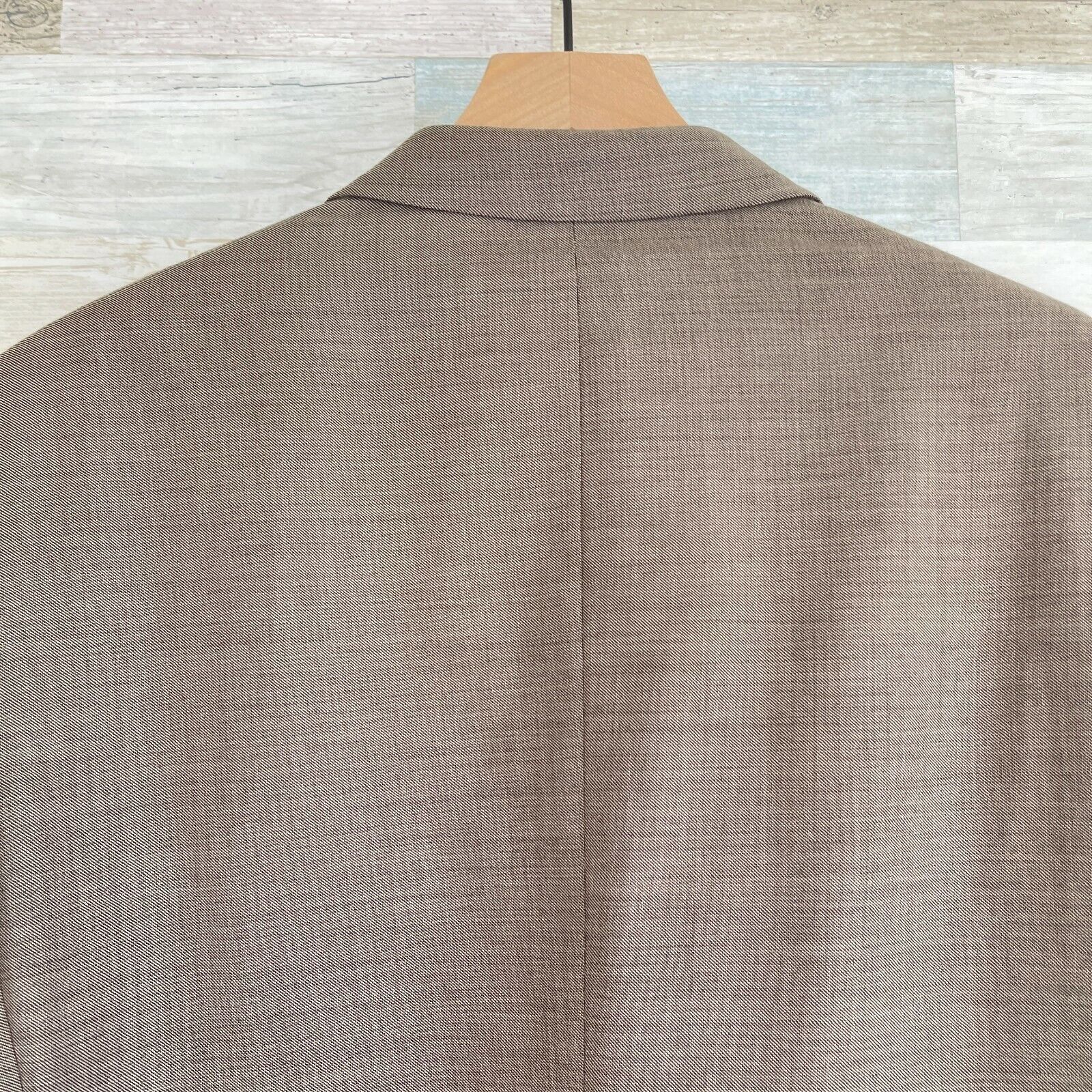 Jos A Bank Travelers Wool Suit Taupe Brown Slim Fit Mens 41R