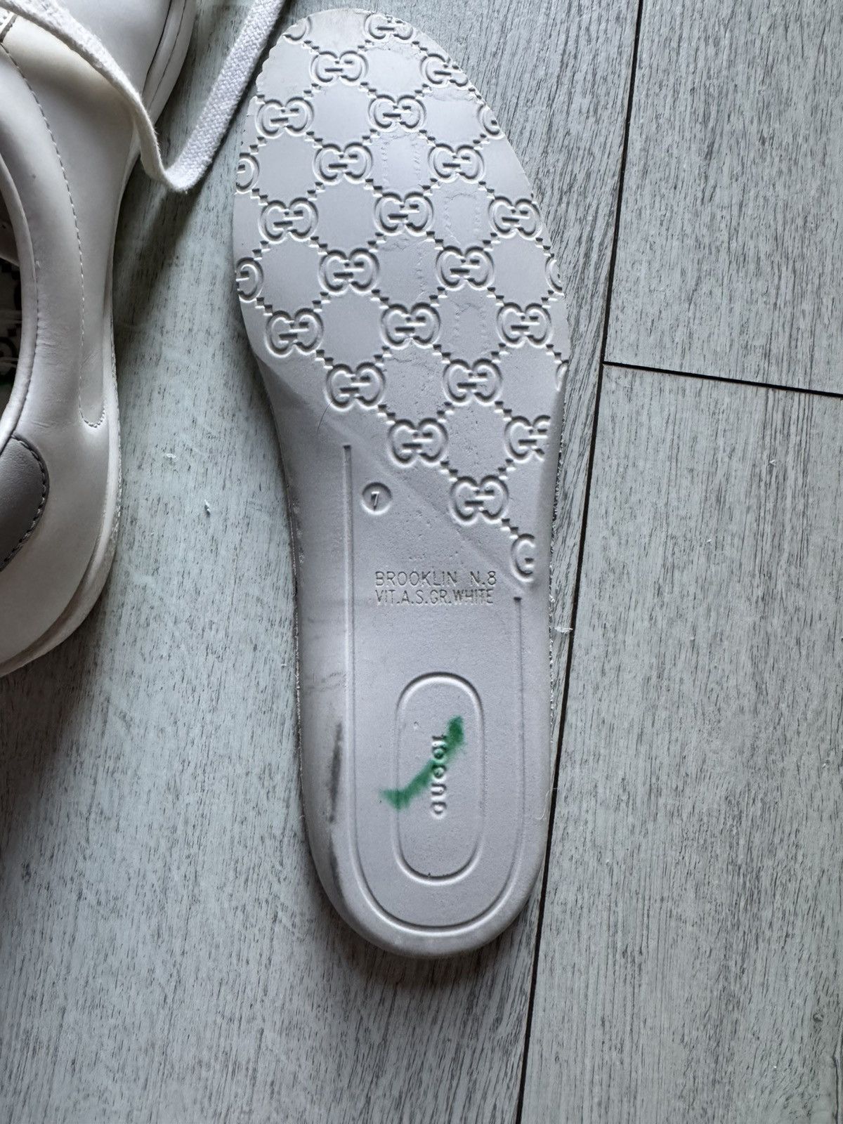 Gucci GUCCI NEW ACE PERF GG LOGO SNEAKER Size US 8.5 / EU 41-42 - 6 Thumbnail