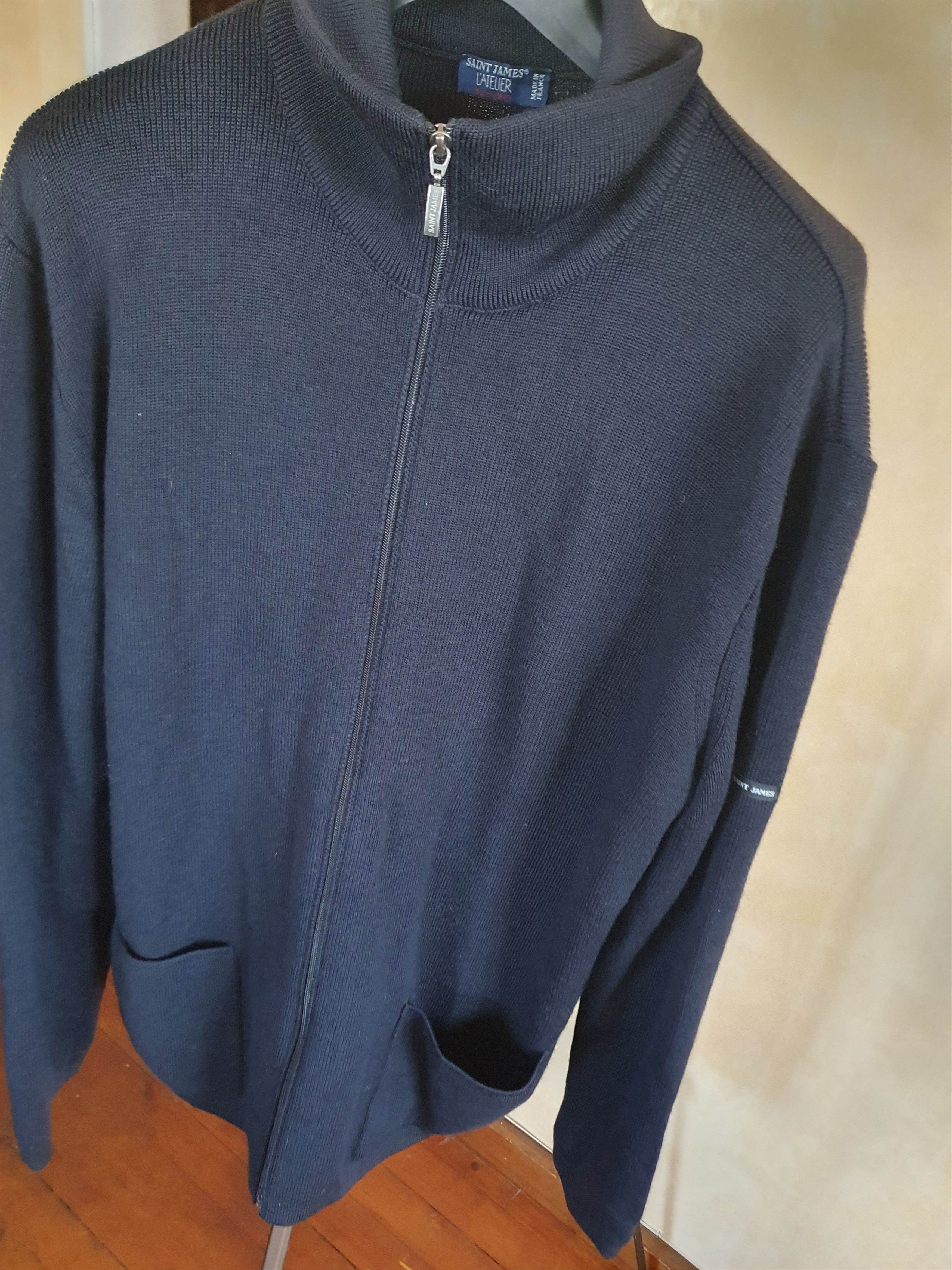 Saint James Saint James Full zip Long Cardigan Knit Made in France XXL Size US XXL / EU 58 / 5 - 7 Thumbnail