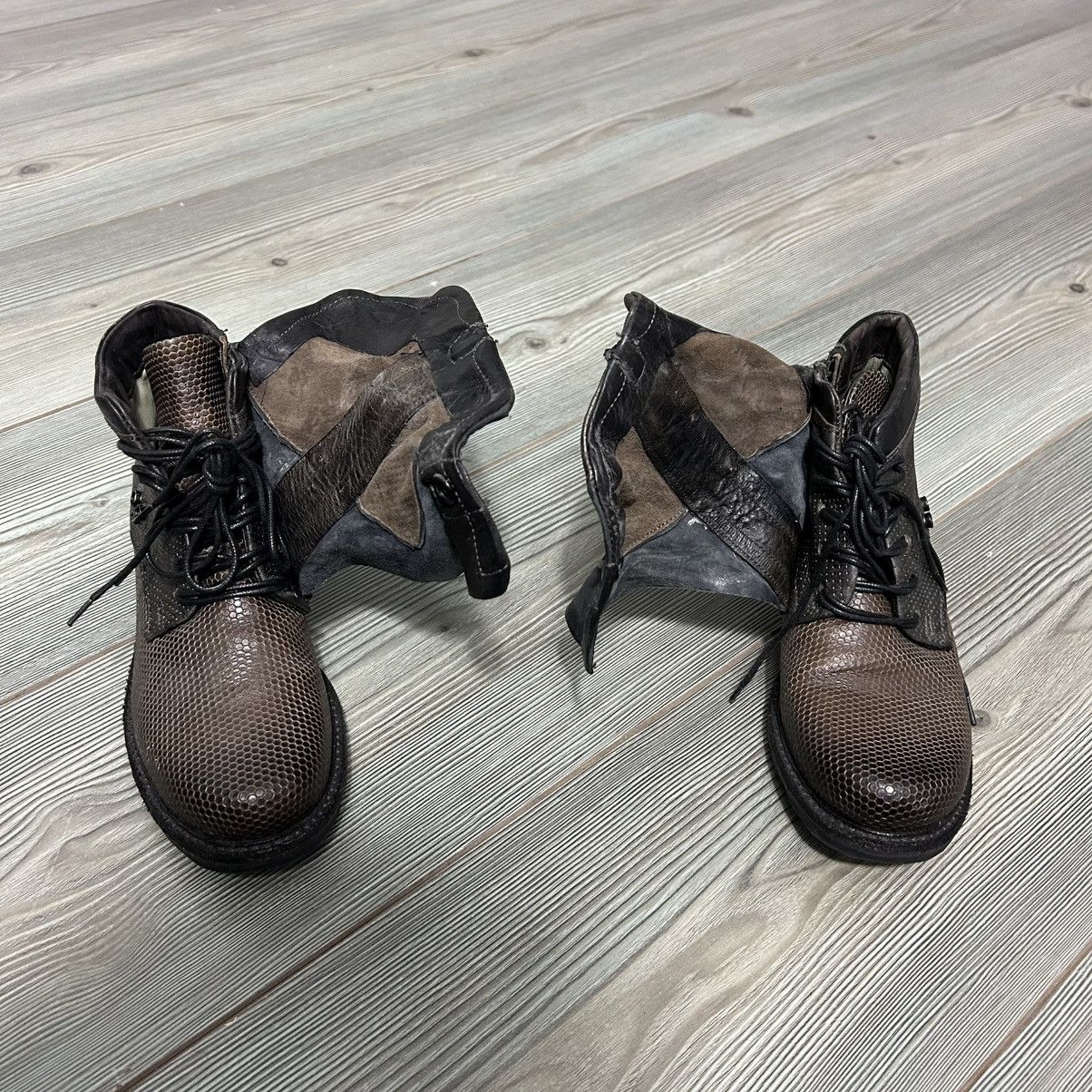 A.S.98 AS 98 Airstep Boho Biker Distressed Rick Owens Style Boots Size US 6 / IT 36 - 18 Thumbnail