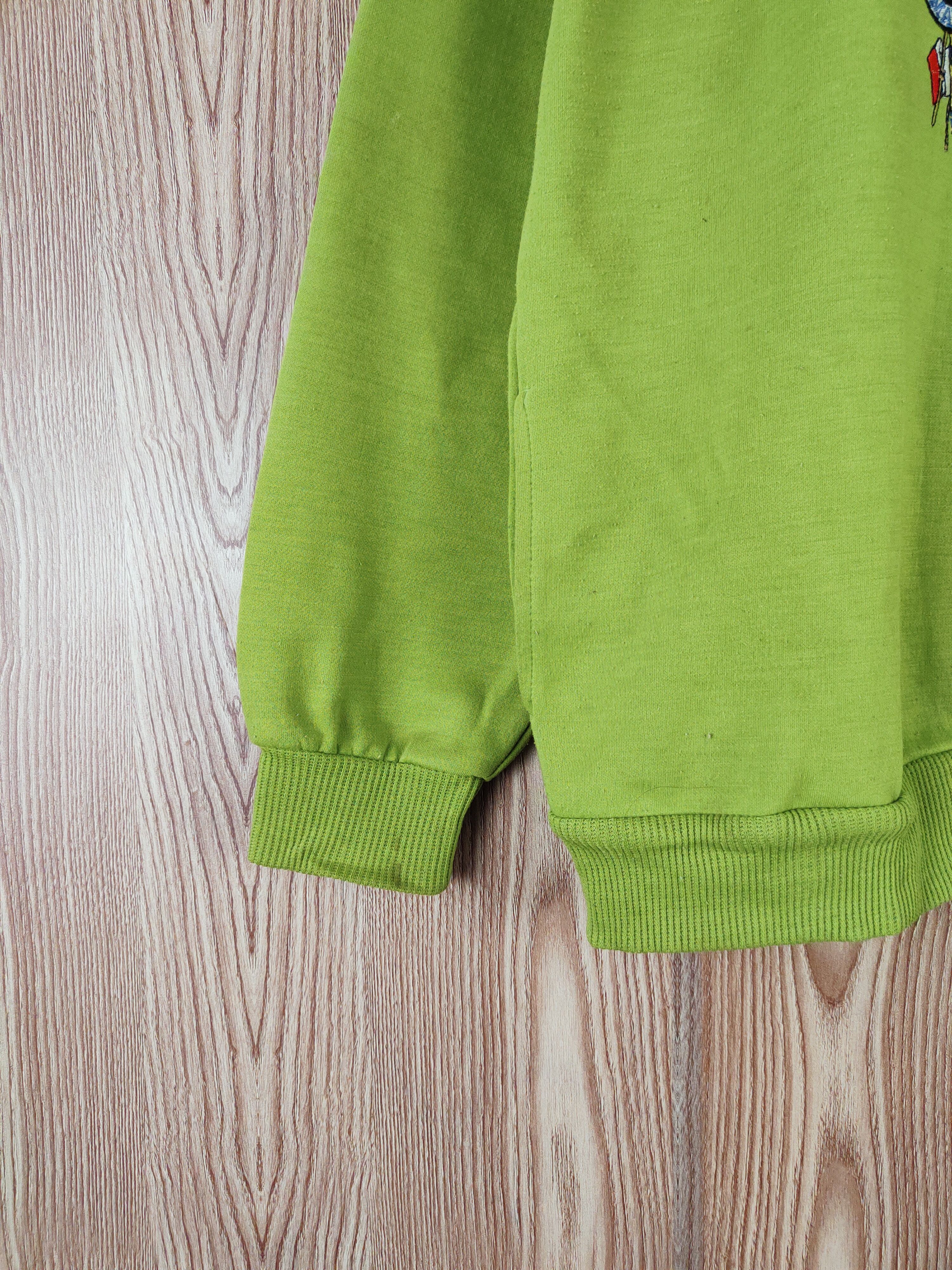 Japanese Brand × Vintage Vintage 💥 Zealzip Light Green Sweatshirts Size US M / EU 48-50 / 2 - 5 Thumbnail