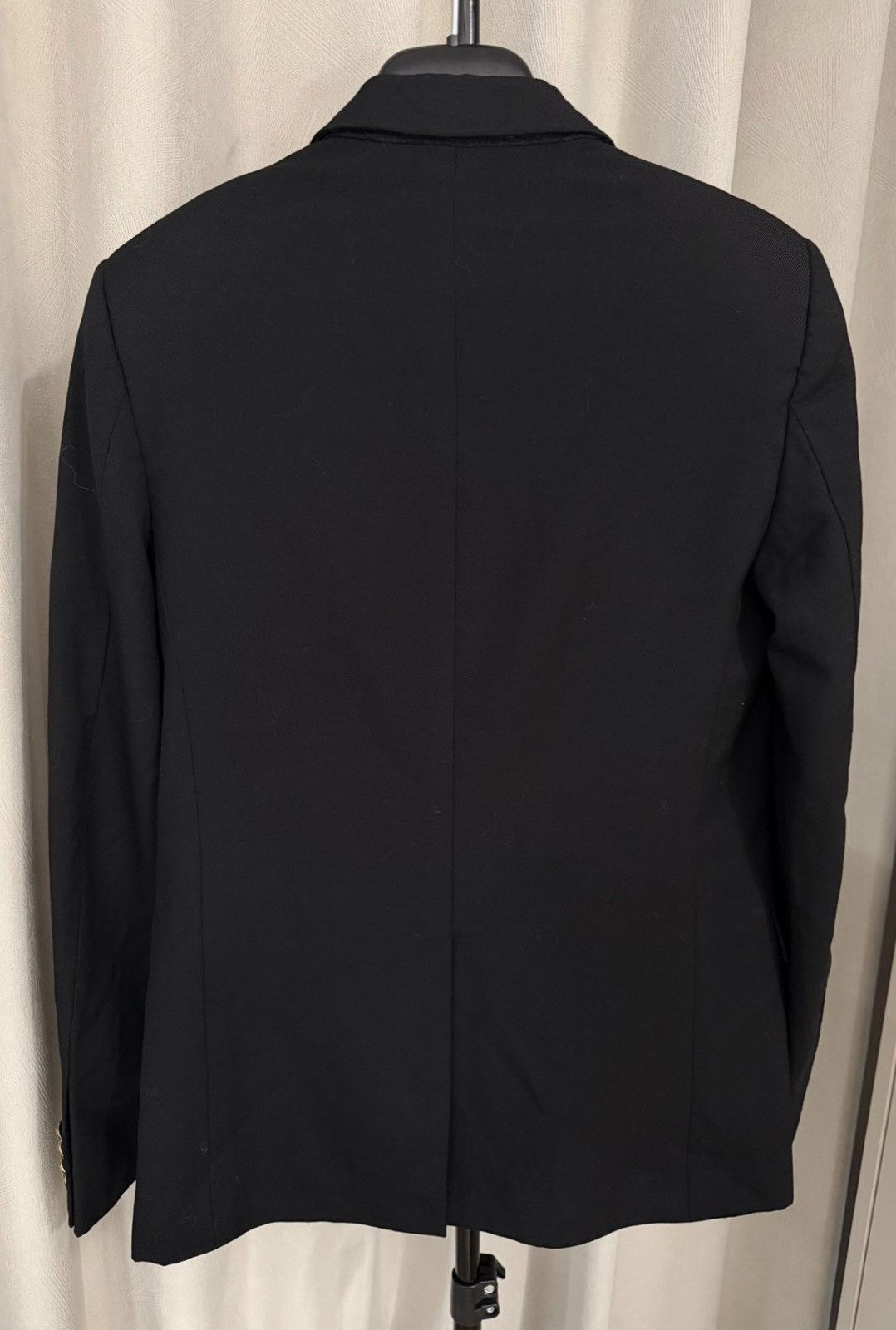 Saint Laurent Paris Saint Laurent SLP 16SS Gold Button Black Wool Suit Jacket Size 46R - 2 Thumbnail