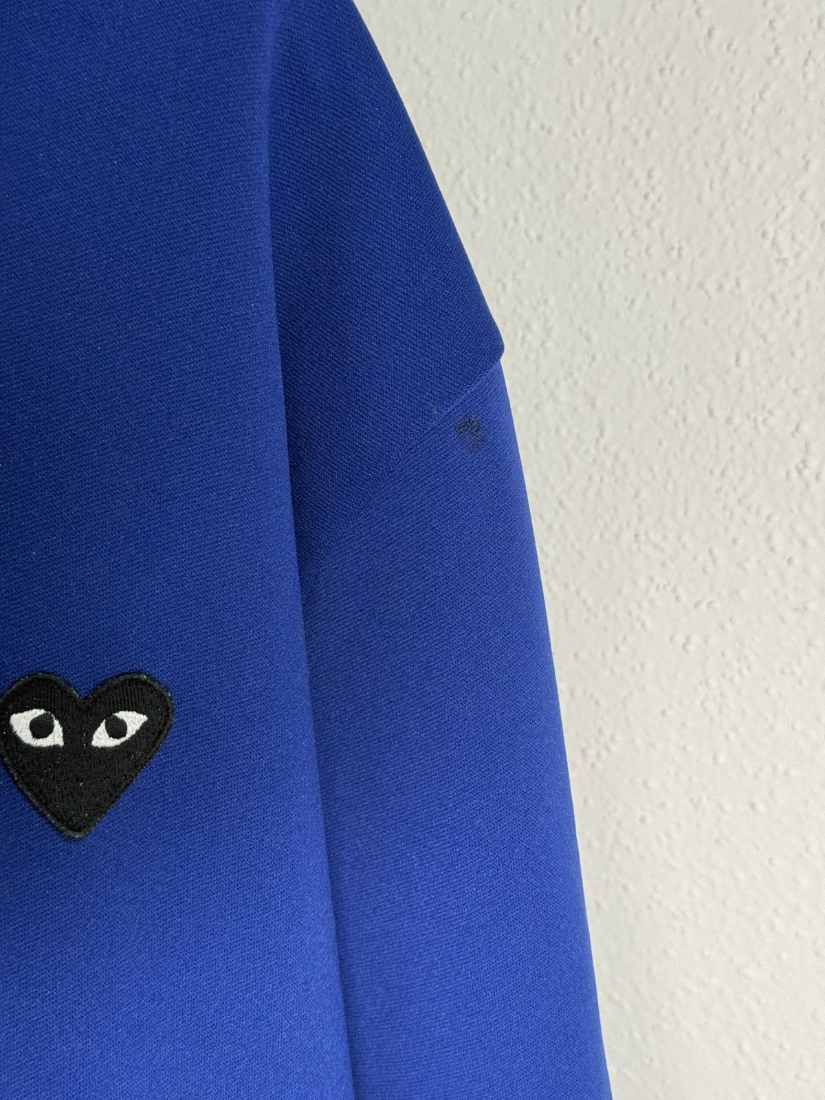 Comme des Garcons Comme des Garcons PLAY Blue Full-Zip Hoodie Size US XL / EU 56 / 4 - 3 Thumbnail