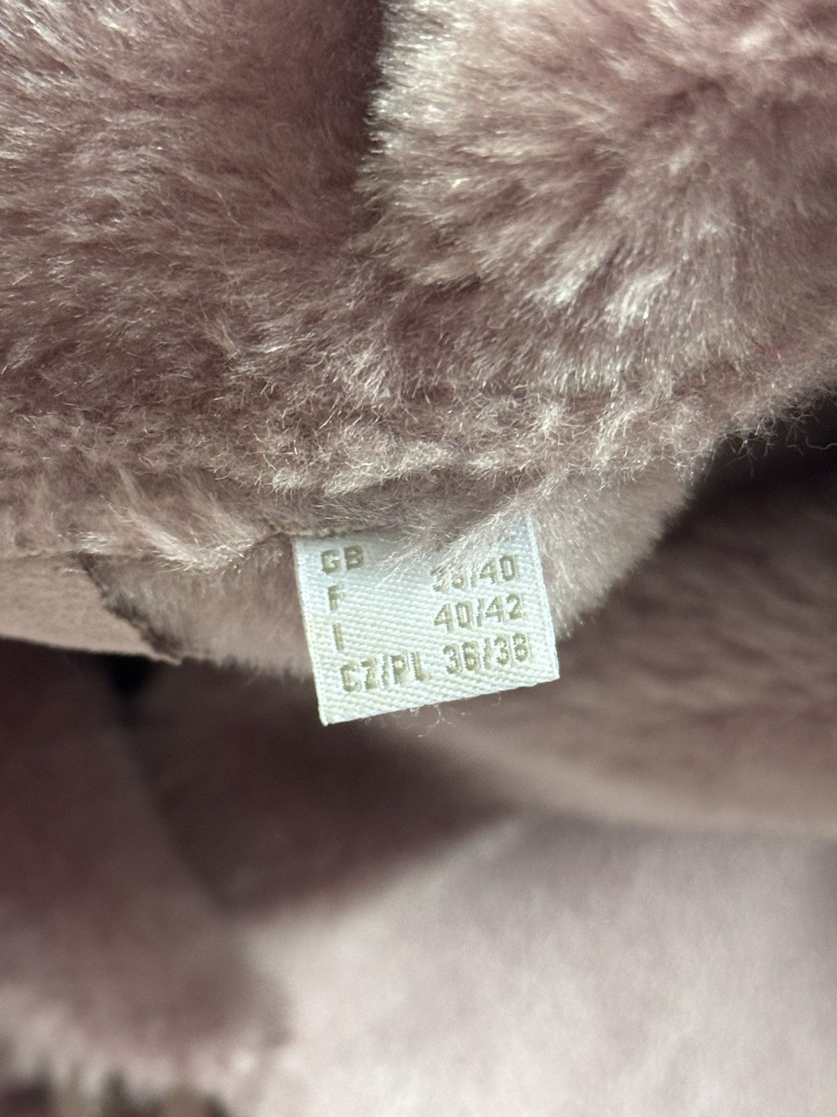 Miss Sixty TCM retro vintage fax fur coat linned sherpa jacket Y2K LGB Size S / US 4 / IT 40 - 6 Thumbnail
