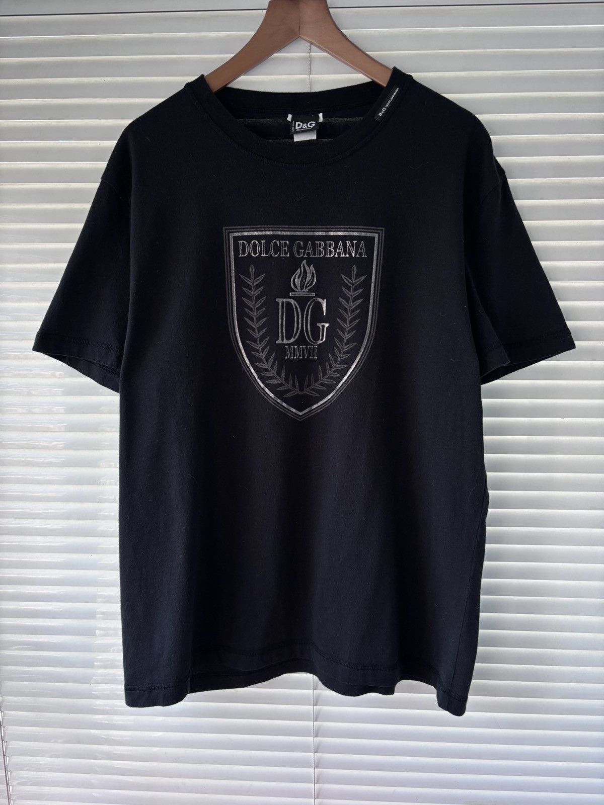 Dolce & Gabbana Dolce & Gabbana MMVII Vintage Big Logo Luxury T-Shirt Size US M / EU 48-50 / 2 - 1 Thumbnail