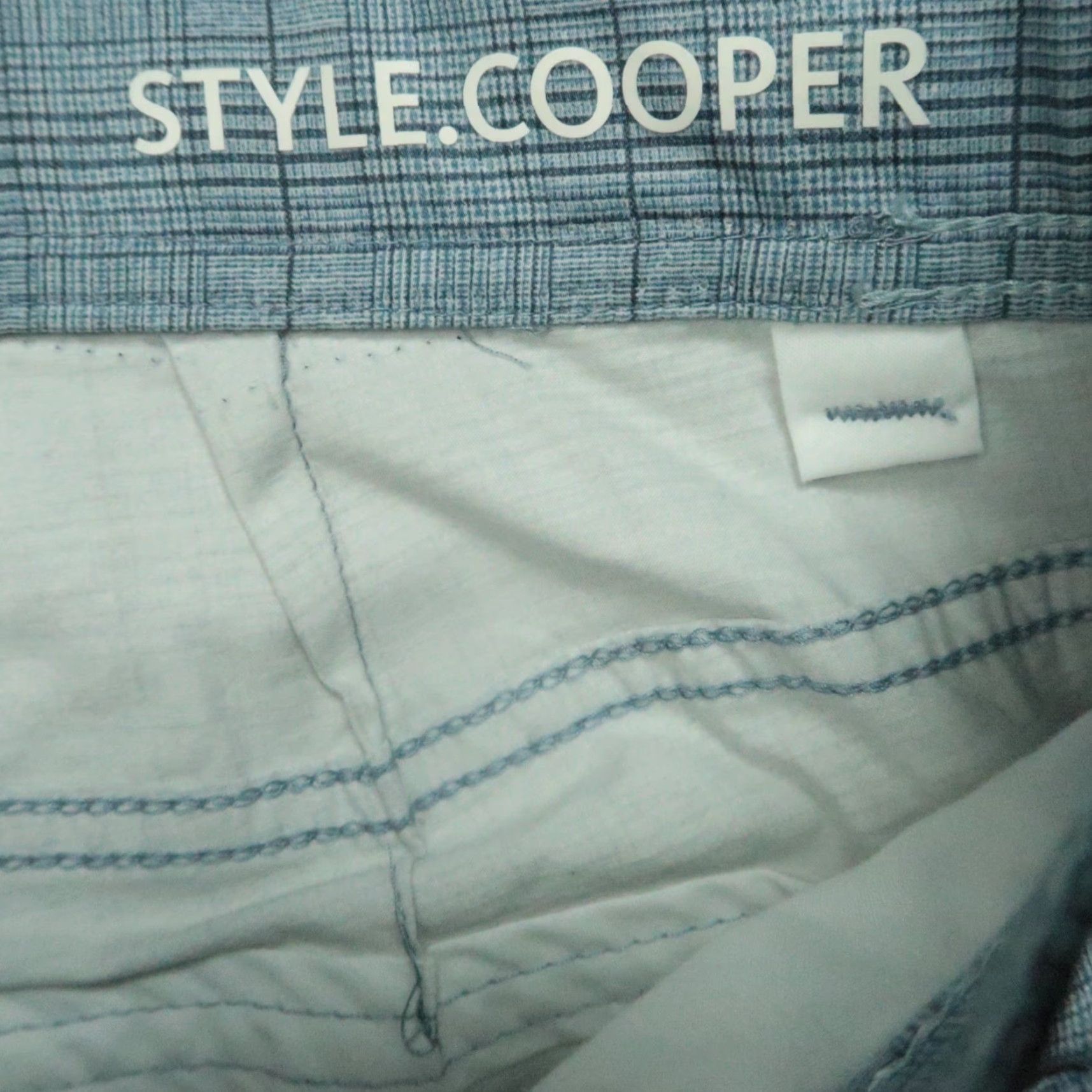 BRAX BRAX Chino Pants Men 28x29 Blue Plaid Ultralight Stretch 5-Pocket Regular Fit Size US 28 / EU 44 - 4 Thumbnail