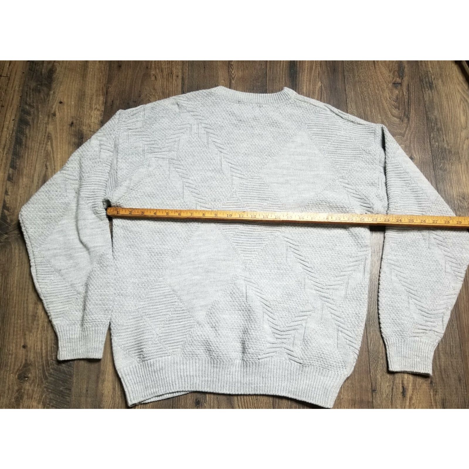 Jantzen Vintage Jantzen Golf Sweater Mens L Embroidered Gray Pullover 90s Comfort Fit Crew Neck Size US L / EU 52-54 / 3 - 2 Thumbnail