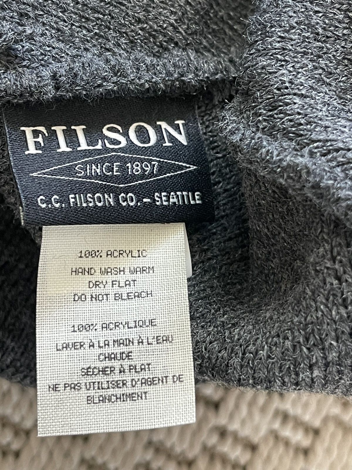 Filson Filson men’s logo beanies Grey one size NWT Size ONE SIZE - 4 Thumbnail