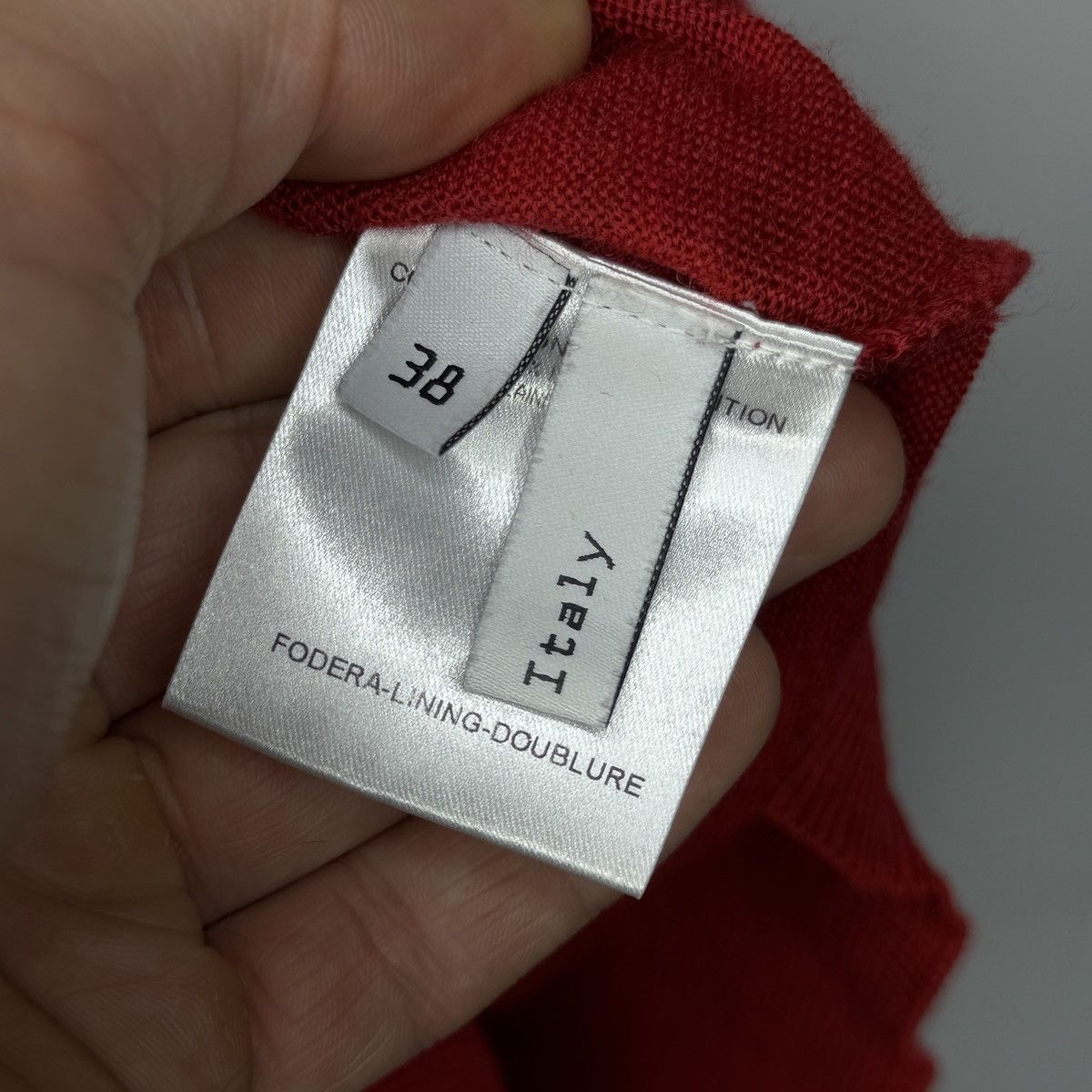 Balenciaga Balenciaga Knit Top Turtleneck Wool Red Distressed Size M / US 6-8 / IT 42-44 - 6 Thumbnail