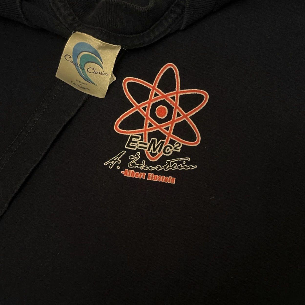 Vintage VINTAGE 90s Albert Einstein Quote Science Art Graphic VTG Shirt Mens Large Blue 90s Mens Size US L / EU 52-54 / 3 - 3 Thumbnail