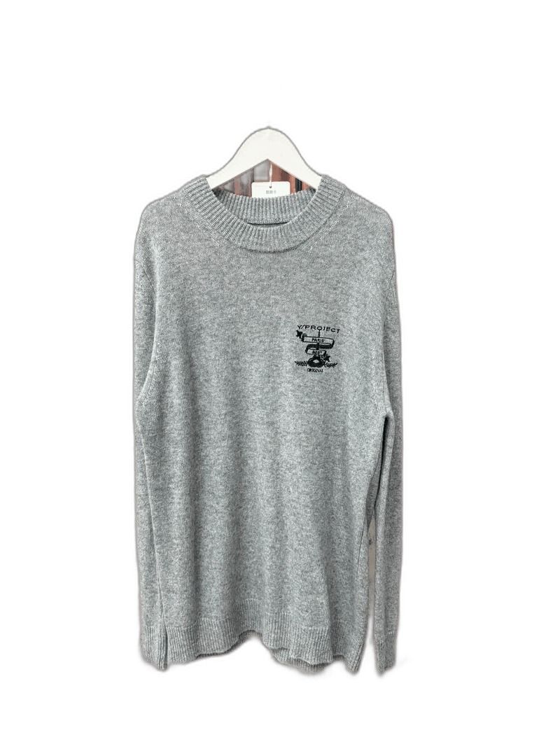 Y/Project Y/project Gray Sweater Size Medium Size US M / EU 48-50 / 2 - 1 Thumbnail