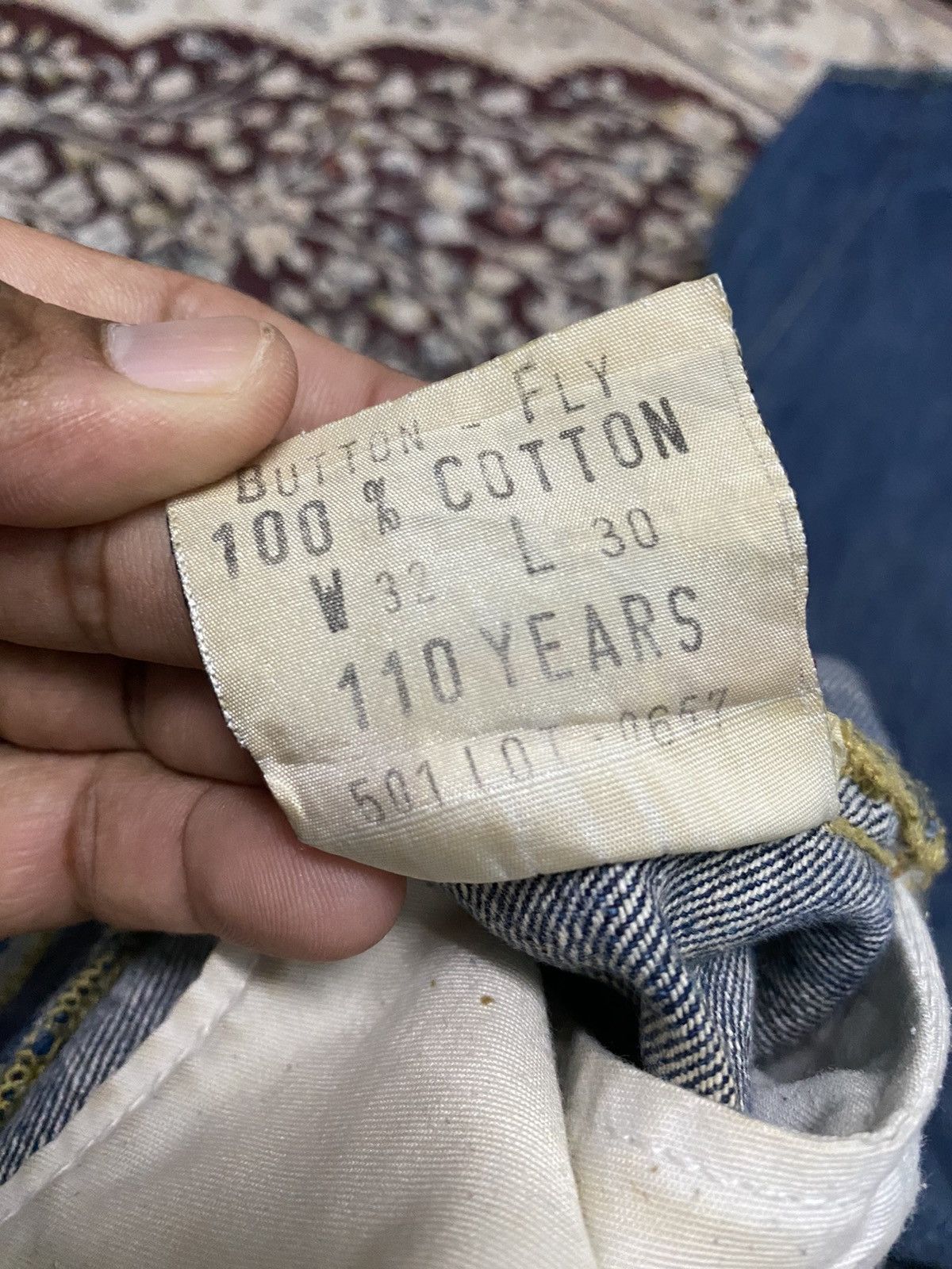 Levi's Vintage LEVIS Big E Selvedge jeans Size US 31 - 20 Thumbnail